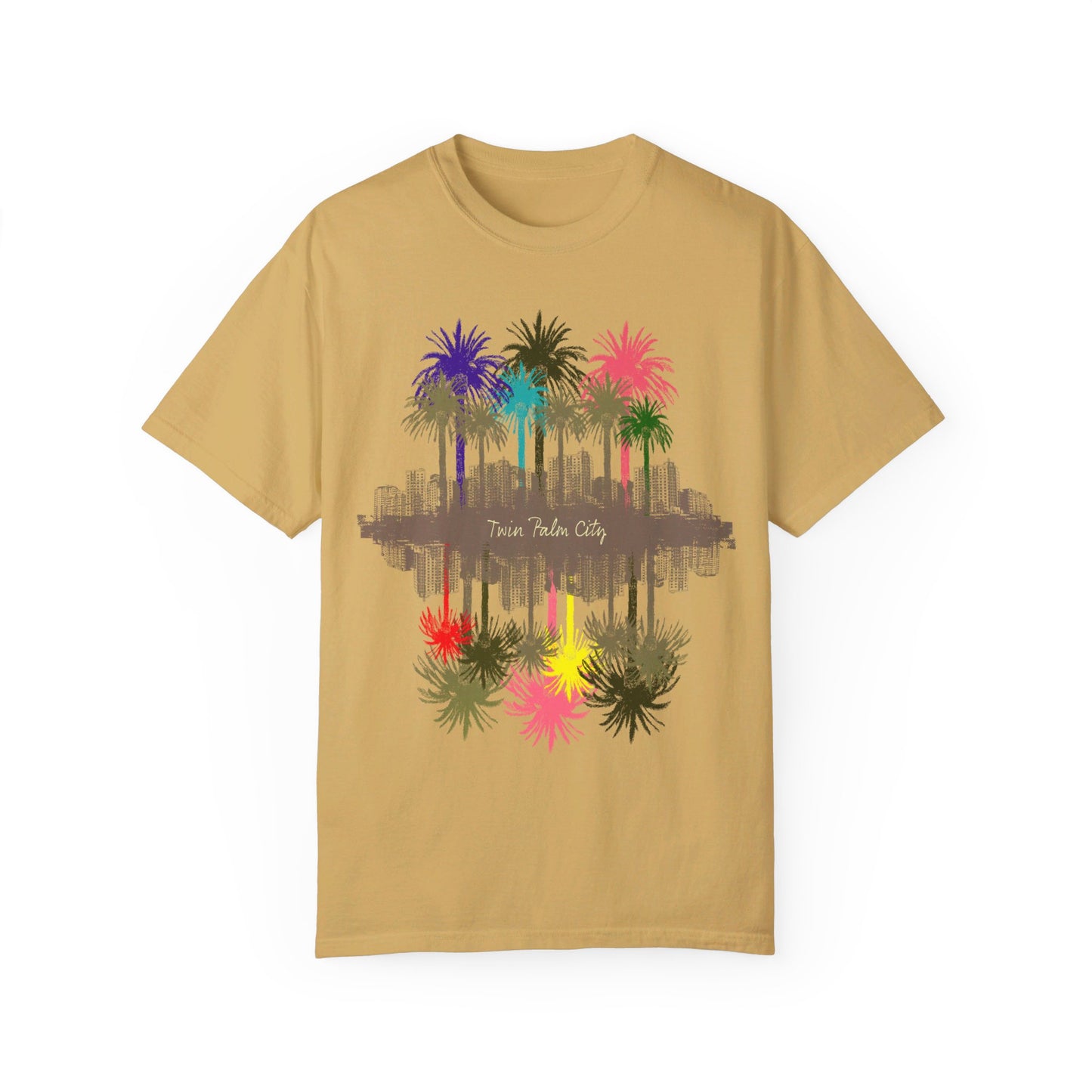 Supplying Twin Palm City Mustard Garment-Dyed T-shirt|Been Dope Supply