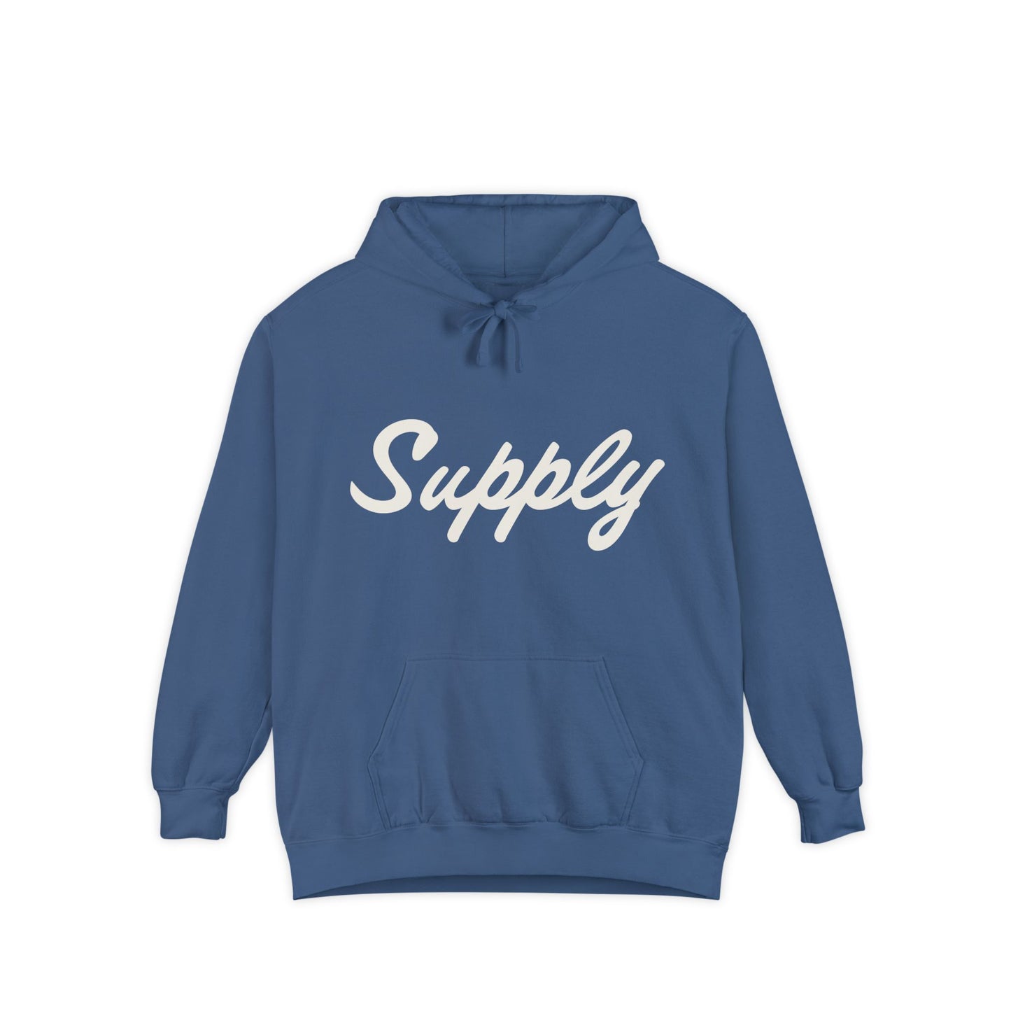 Los Angeles Car Rental True Navy Garment-Dyed Hoodie Been Dope Supply