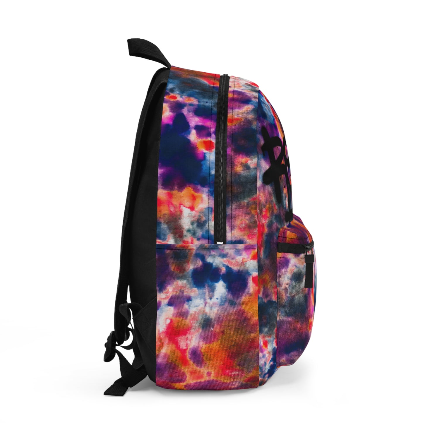 Purple Suede Blue Fur Classic Backpack|OG REBEL Bookbag