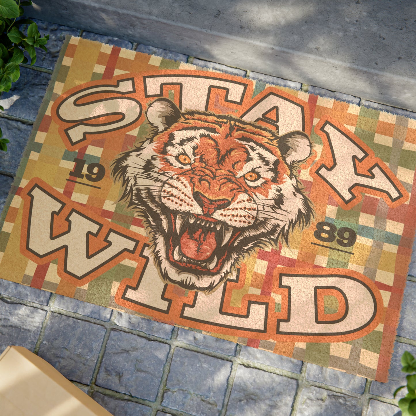 Stay Wild Coir Coconut Doormat|24" × 16"|Been Dope Supply