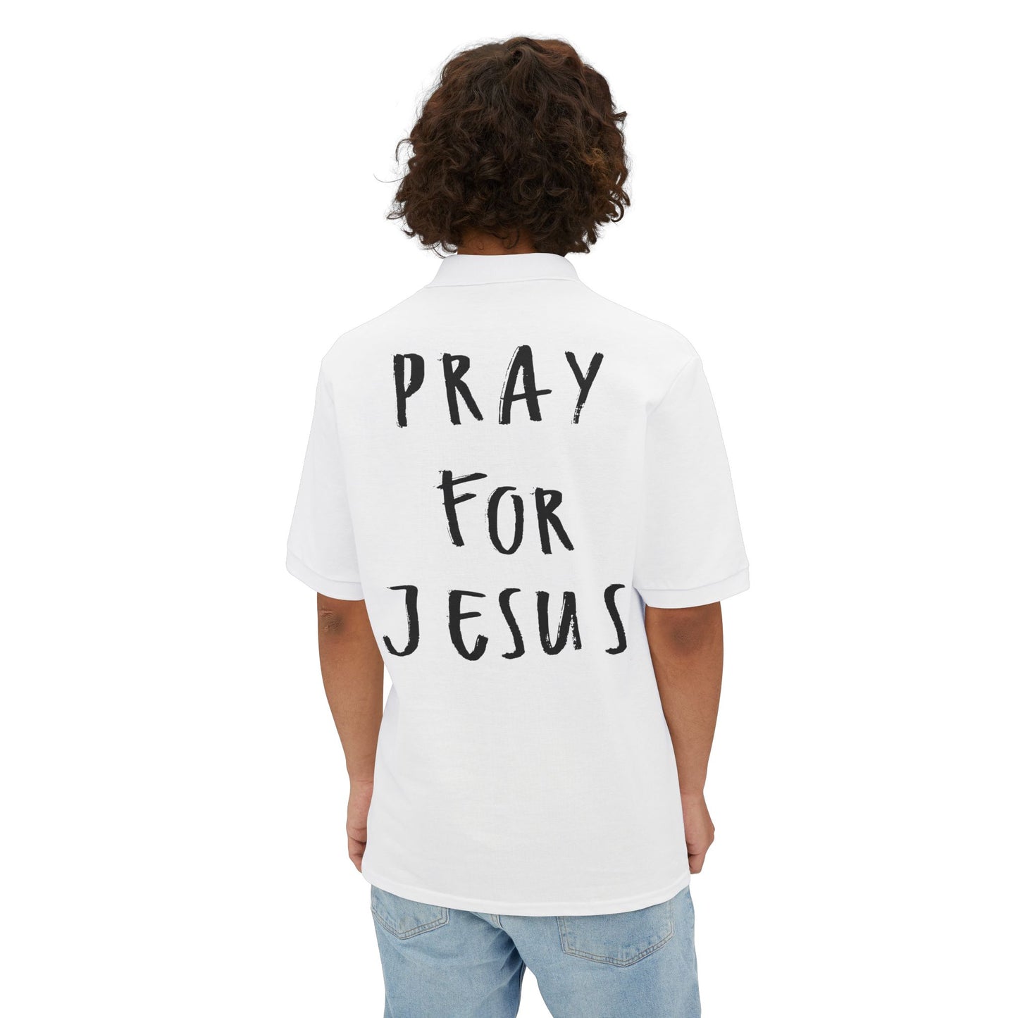 Raw Vintage Tithes & Offerings Men's Piqué Polo White Shirt|Been Dope Supply
