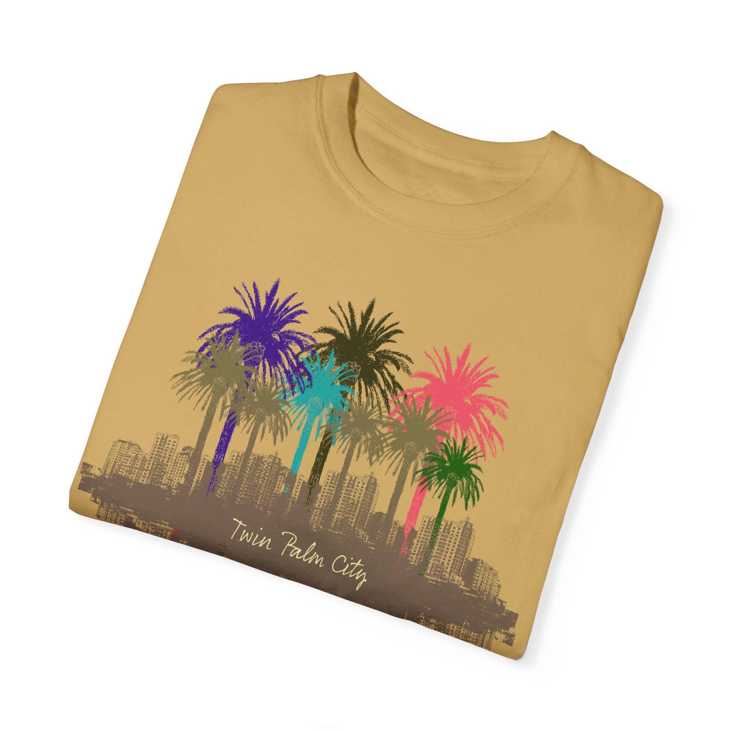 Supplying Twin Palm City Mustard Garment-Dyed T-shirt|Been Dope Supply