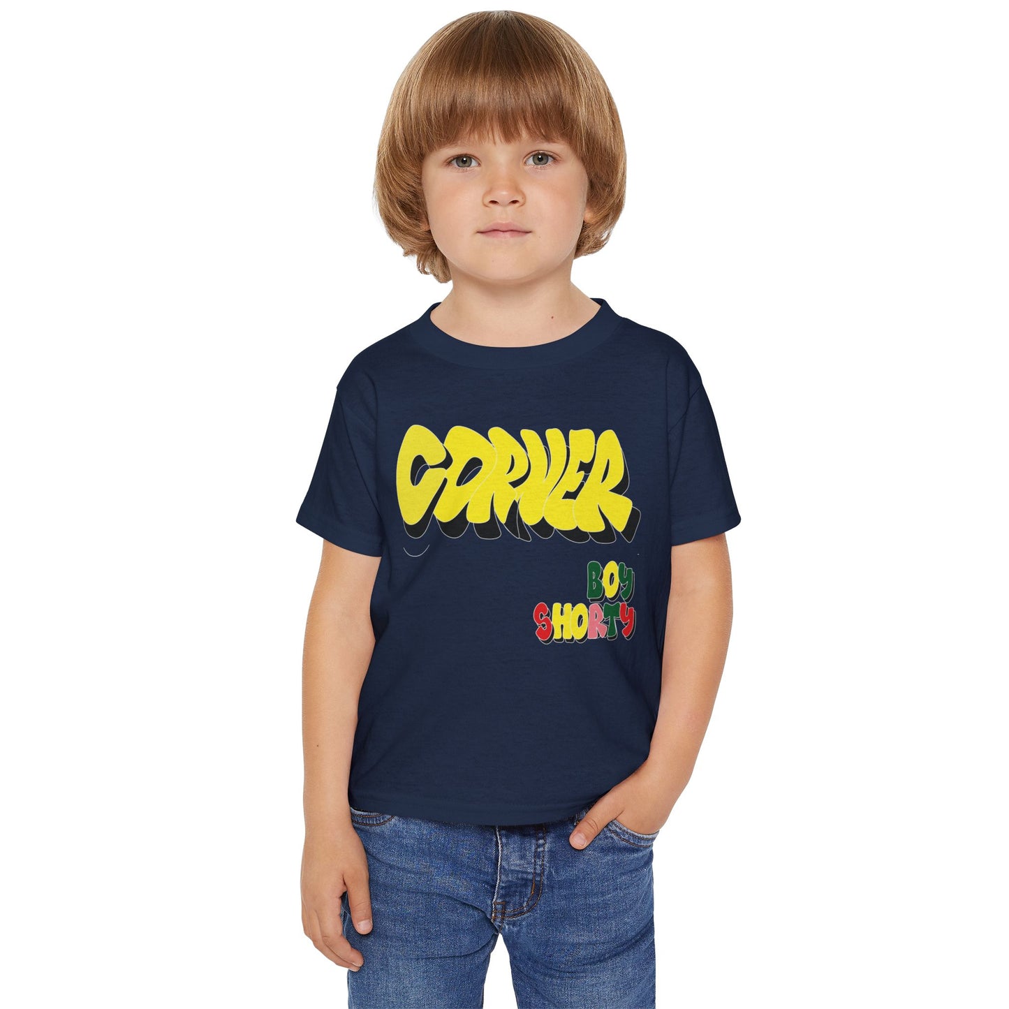 Kids On Drugs Corner Boy Shorty Kids' Graphic T-Shirt - Been Dope Supply 2T-6T