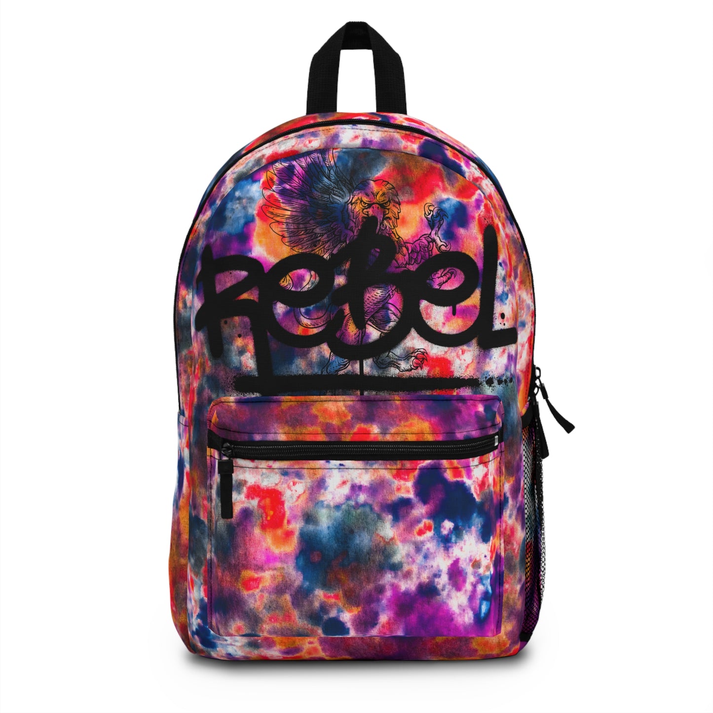 Purple Suede Blue Fur Classic Backpack|OG REBEL Bookbag