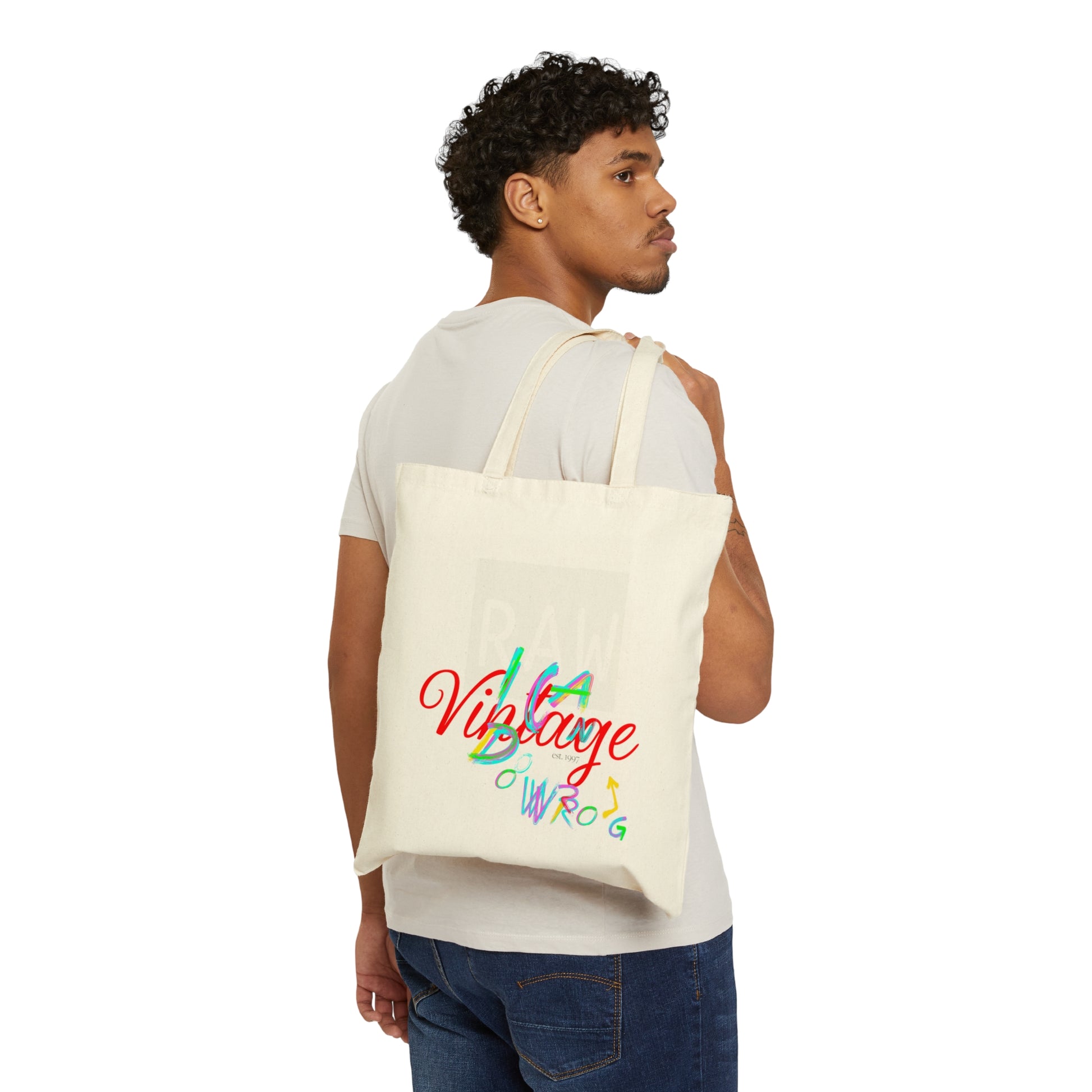 Shorty From Yonkers - 100% Cotton Canvas Tote Bag - 15" x 16" - Been Dope Supply
