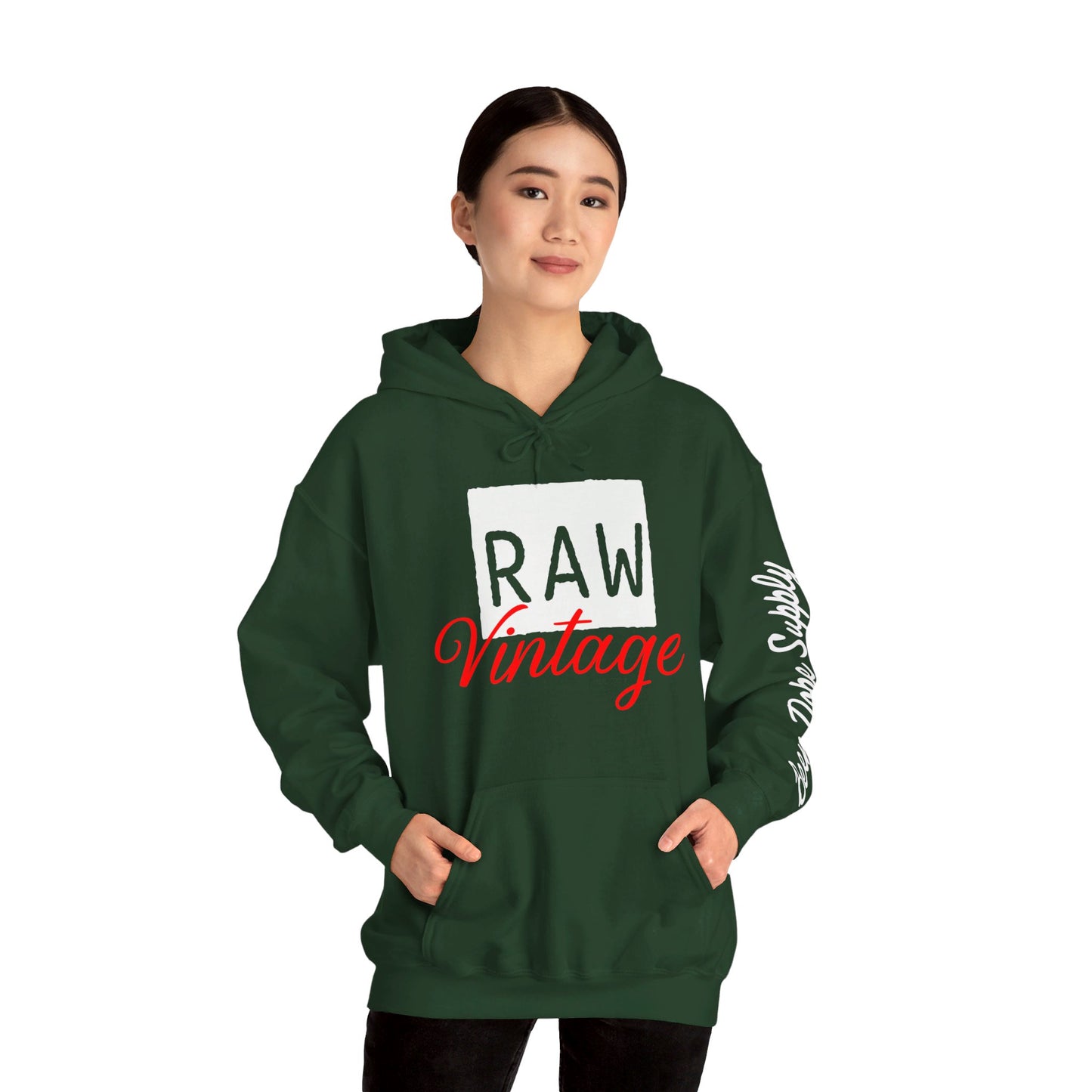 Raw Vintage Wrong Way Los Angeles Car Rental Forest Green Hoodie|Been Dope Supply