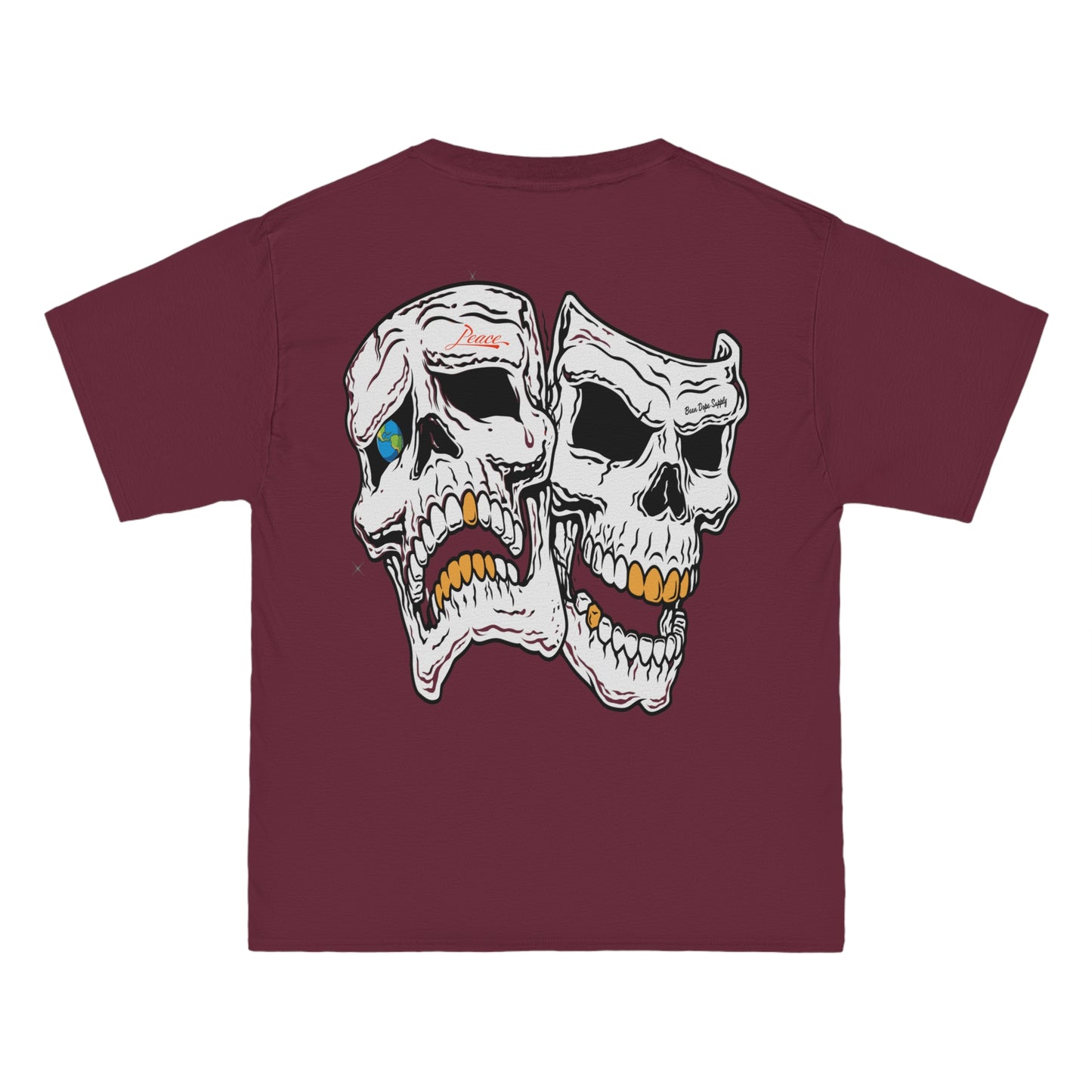 Banned From TV Crew - Mens Crewneck T-Shirt - Maroon