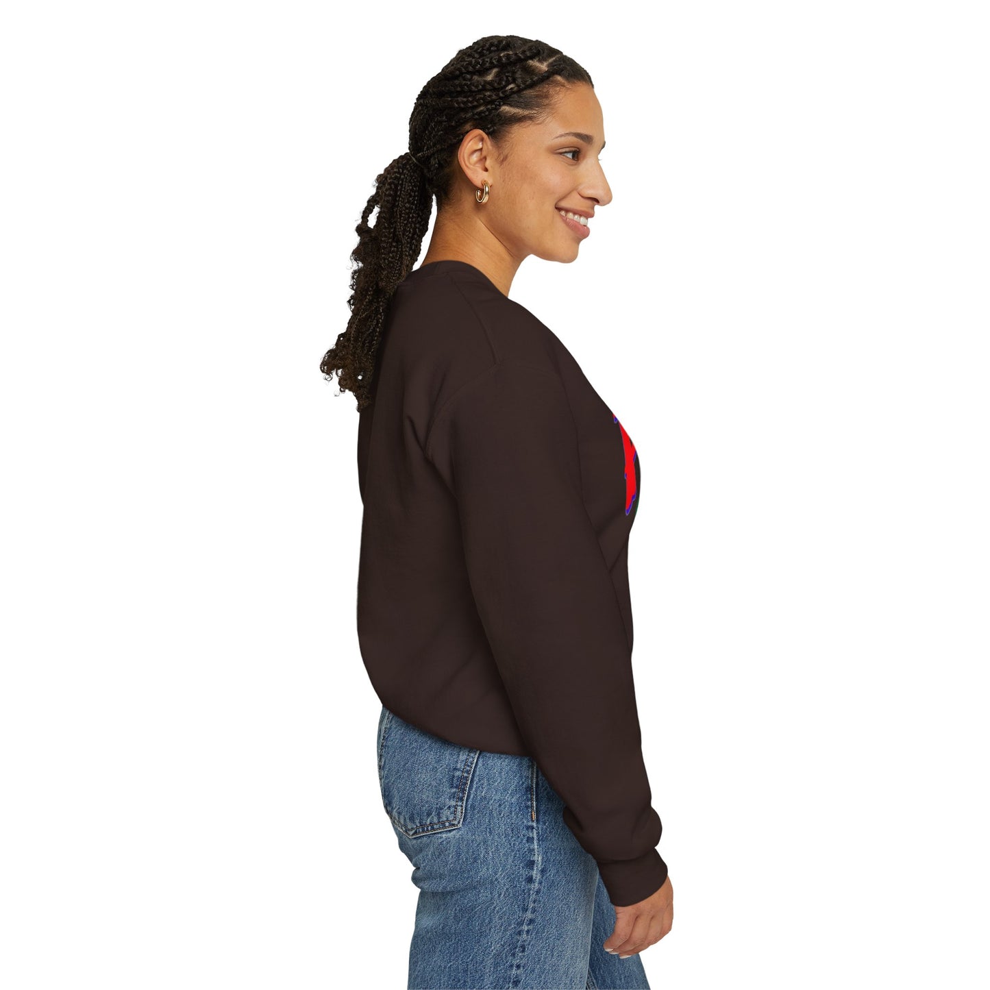 Republic of Penny Francis Graphic Crewneck Sweatshirt|Been Dope Supply|Dark Chocolate