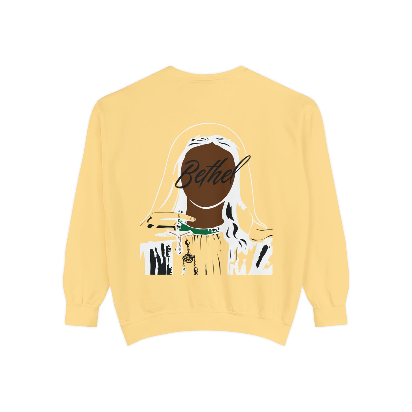 To Whom He Sent To Bethel Raw Vintage Book of Stove Garment-Dyed Sweatshirt|Butter