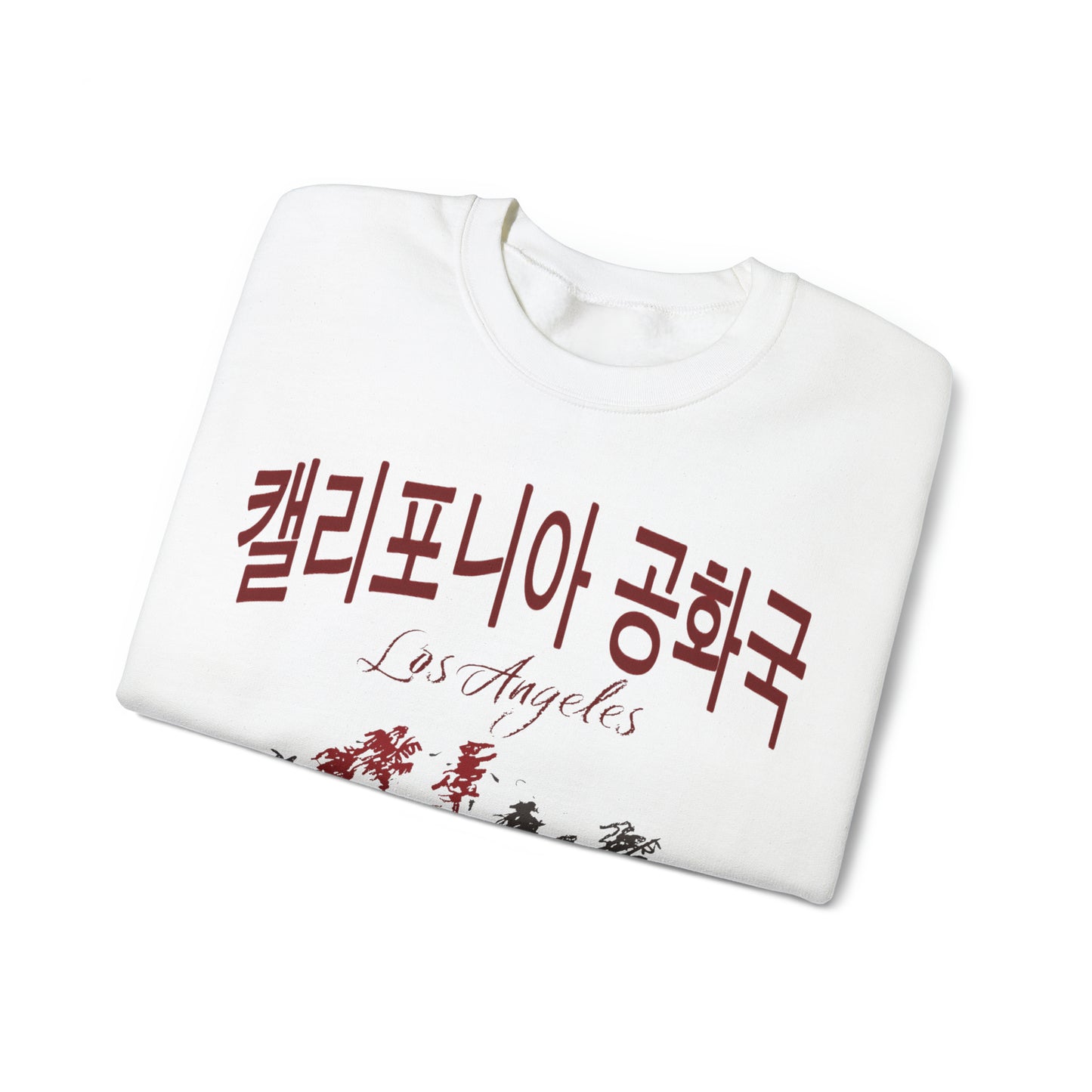 Koreatown | Graphic Crewneck Sweatshirt |White