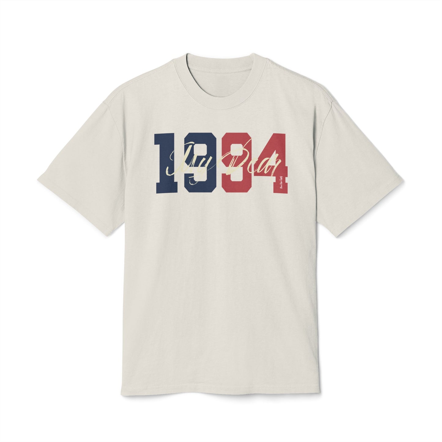 Back in 94" Heavyweight Boxy T-shirt |Been Dope Supply|Faded Bone