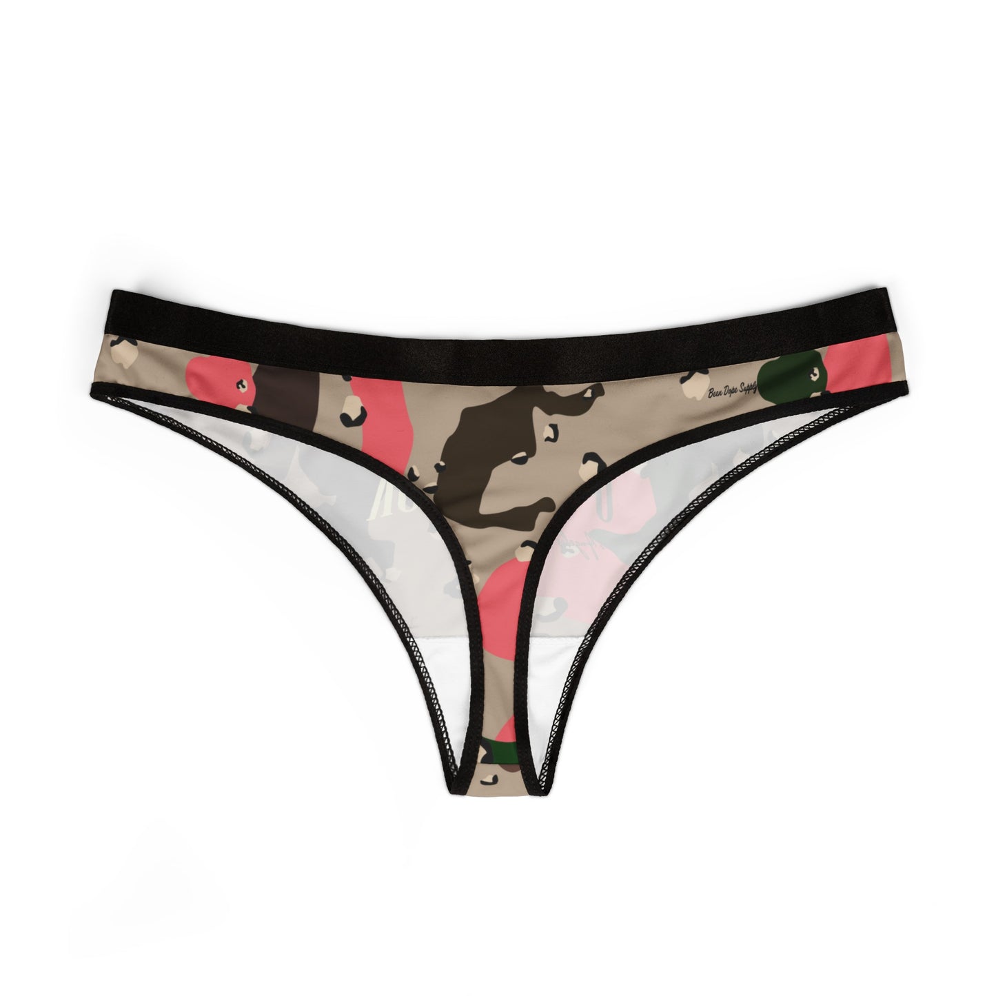 GoodLuck Los Angeles Women's Thong Underwear|Women’s Desert Camouflage Panties
