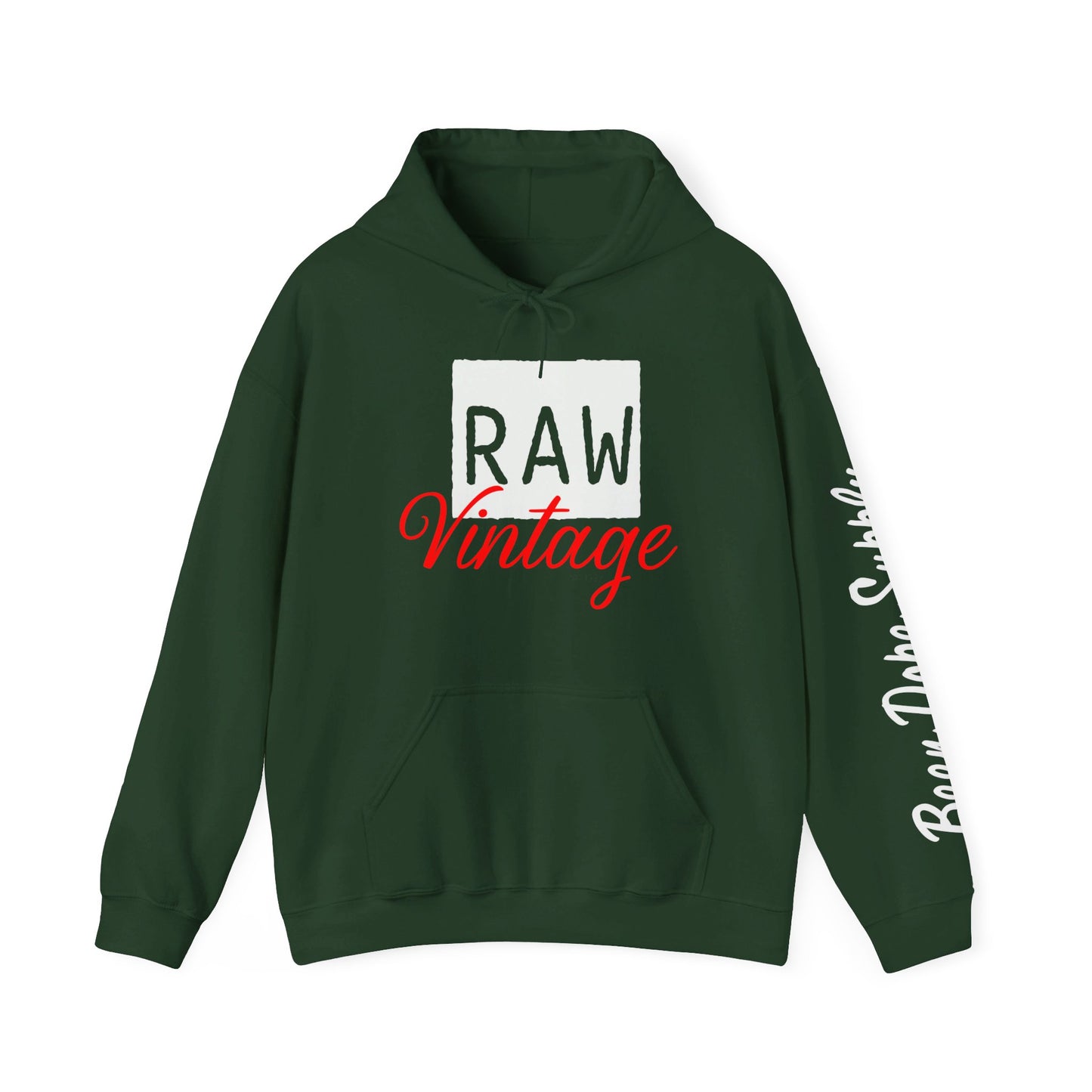 Raw Vintage Wrong Way Los Angeles Car Rental Forest Green Hoodie|Been Dope Supply