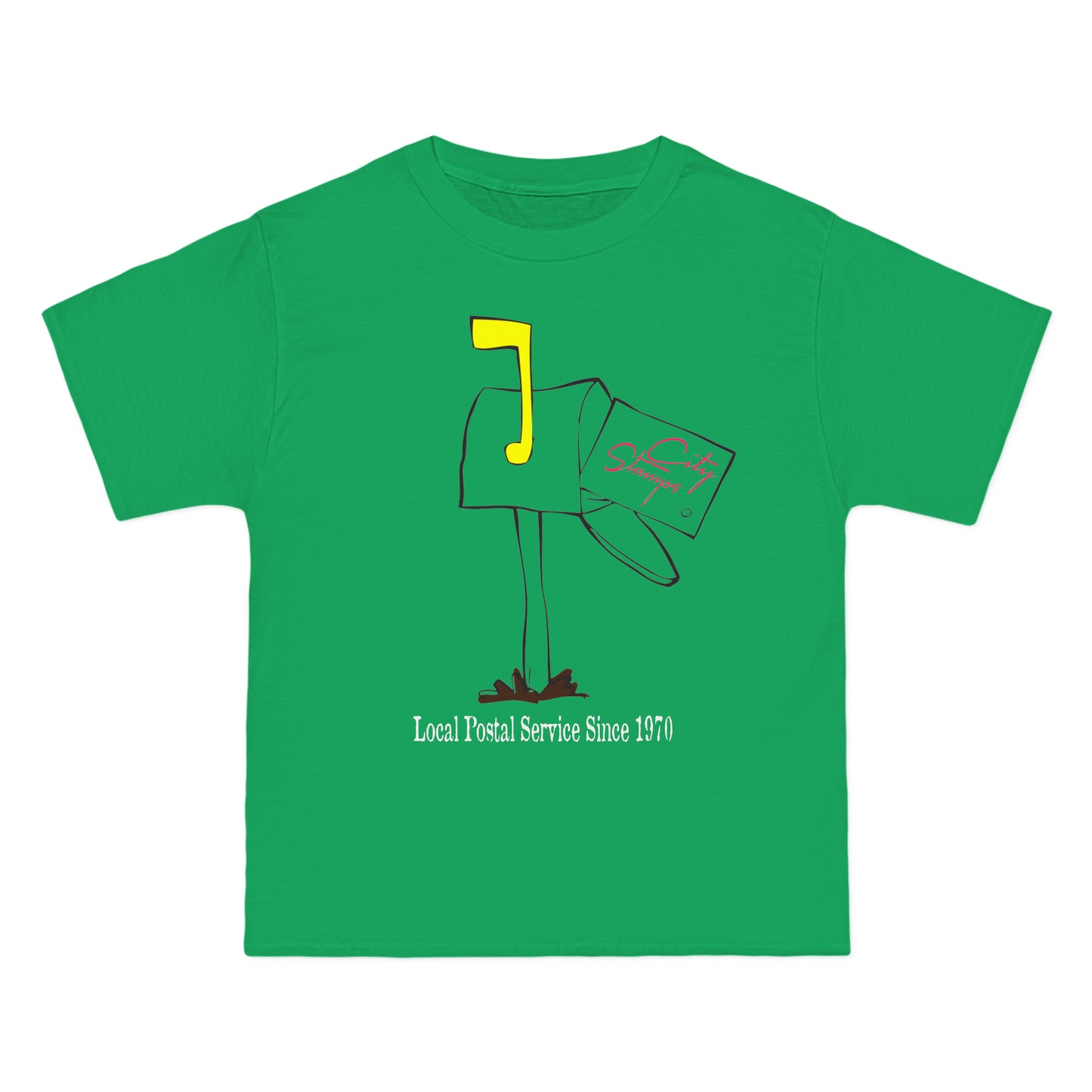 First Day Of Been Dope Supply City Stamps Postal Service Short-Sleeve Graphic T-Shirt|Kelly Green