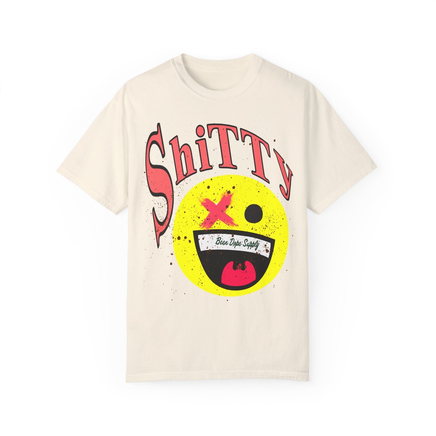Lucky Lefty | The Shitty Daze |  Garment-Dyed T-shirt | Ivory