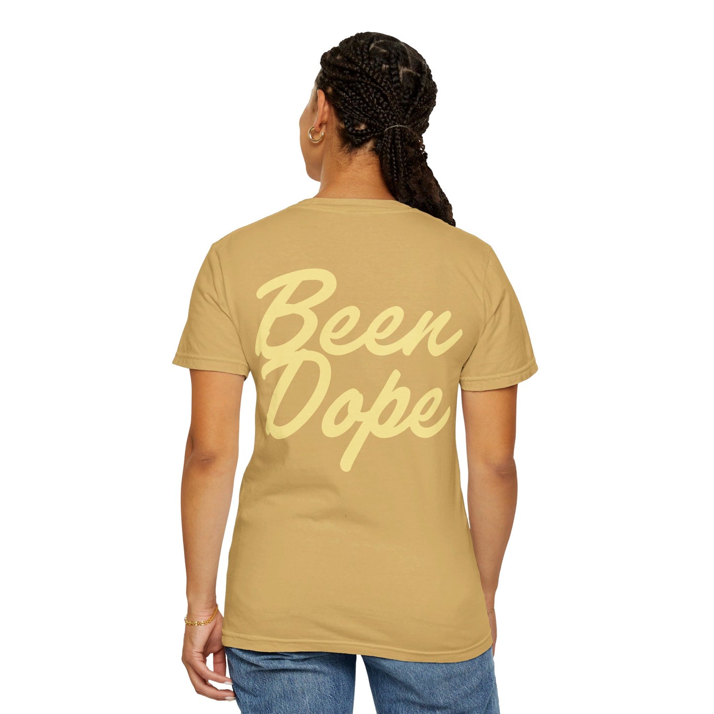 Supplying Twin Palm City Mustard Garment-Dyed T-shirt|Been Dope Supply