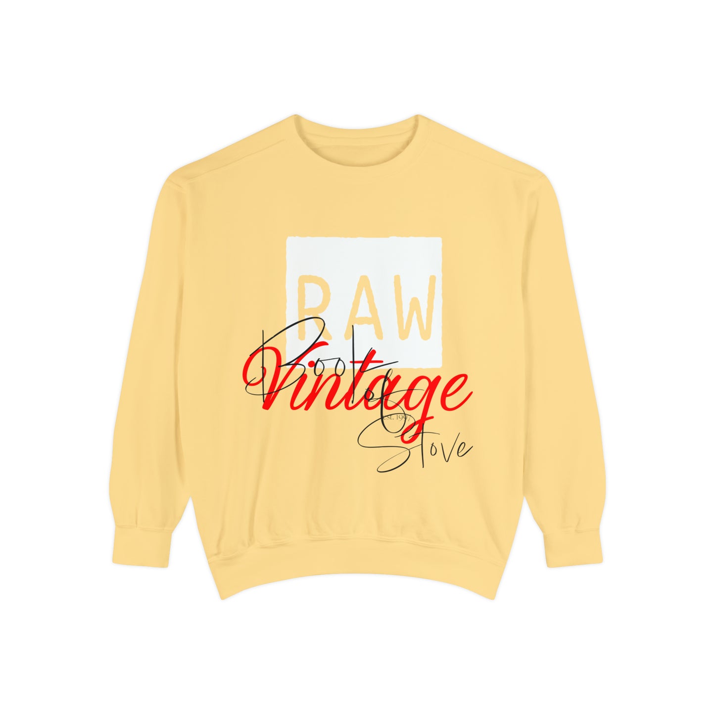 To Whom He Sent To Bethel Raw Vintage Book of Stove Garment-Dyed Sweatshirt|Butter