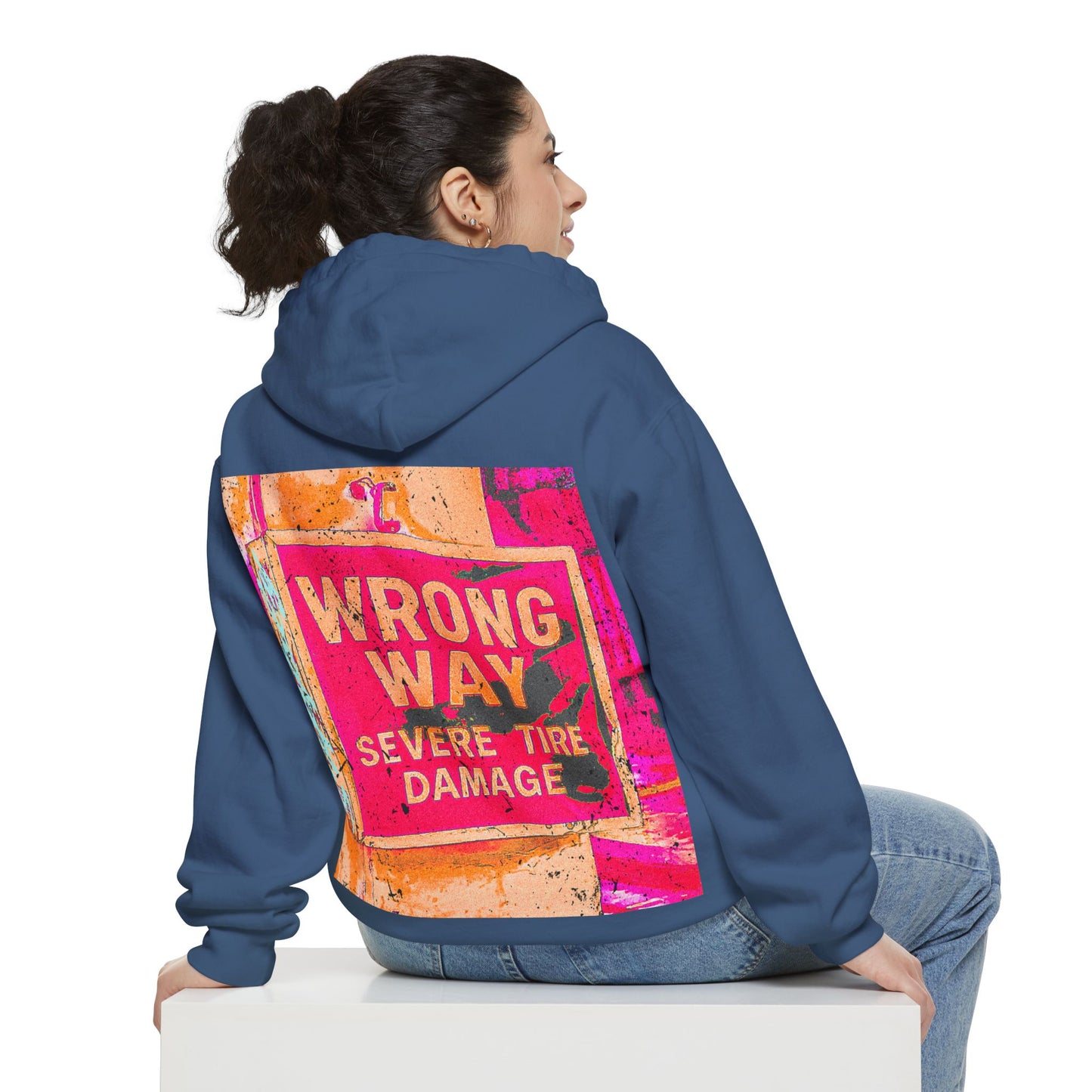 Los Angeles Car Rental True Navy Garment-Dyed Hoodie Been Dope Supply
