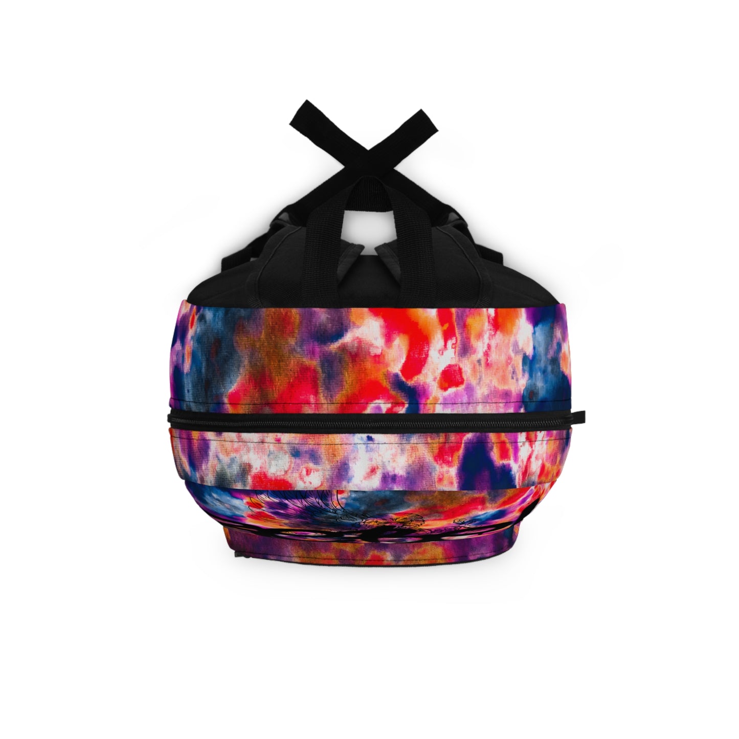 Purple Suede Blue Fur Classic Backpack|OG REBEL Bookbag