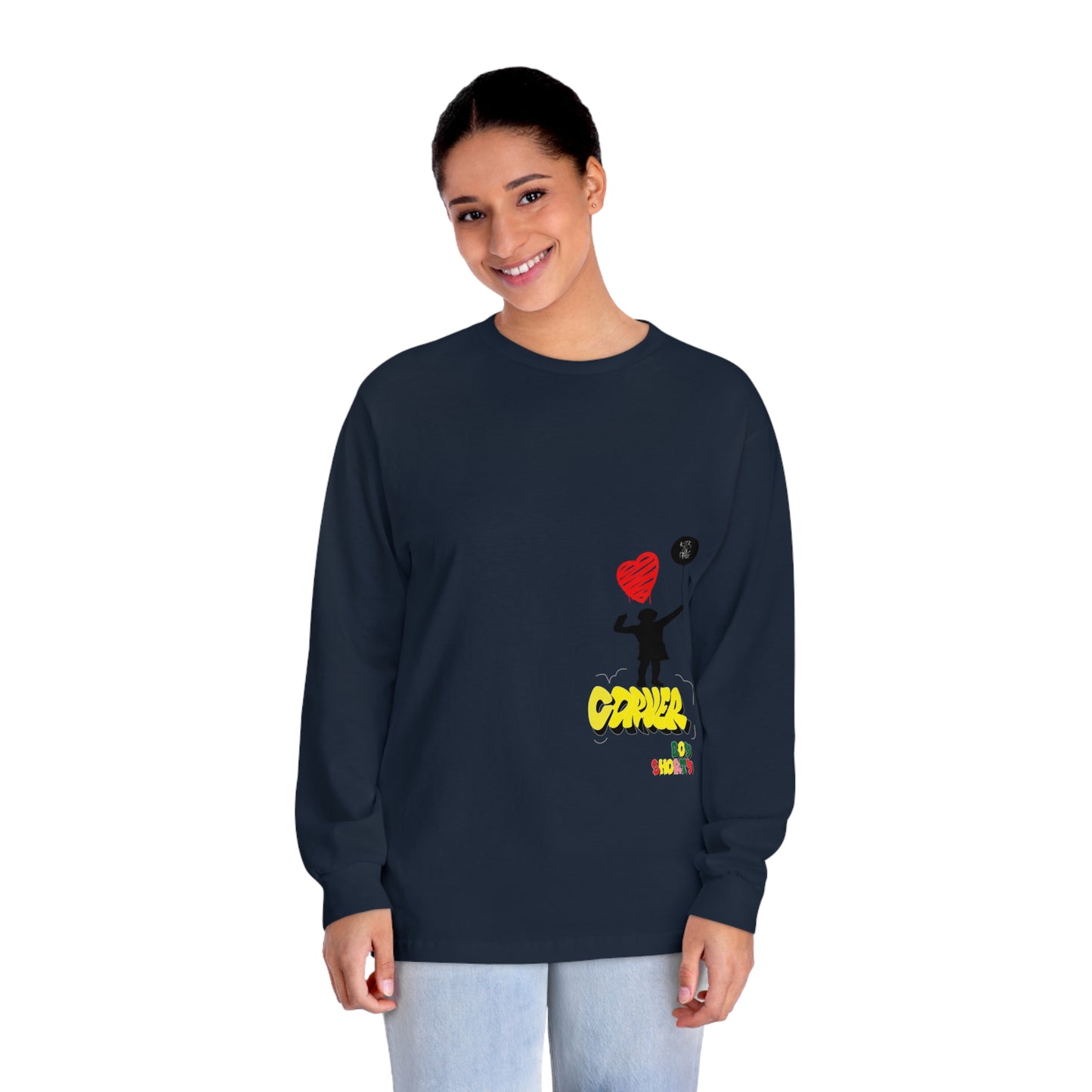 Kids On Drugs Clothing Classic Long Sleeve T-Shirt|Navy