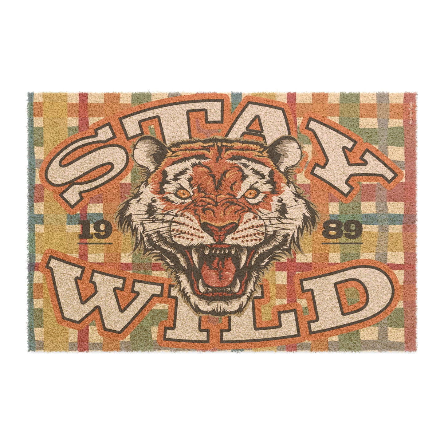 Stay Wild Coir Coconut Doormat|24" × 16"|Been Dope Supply