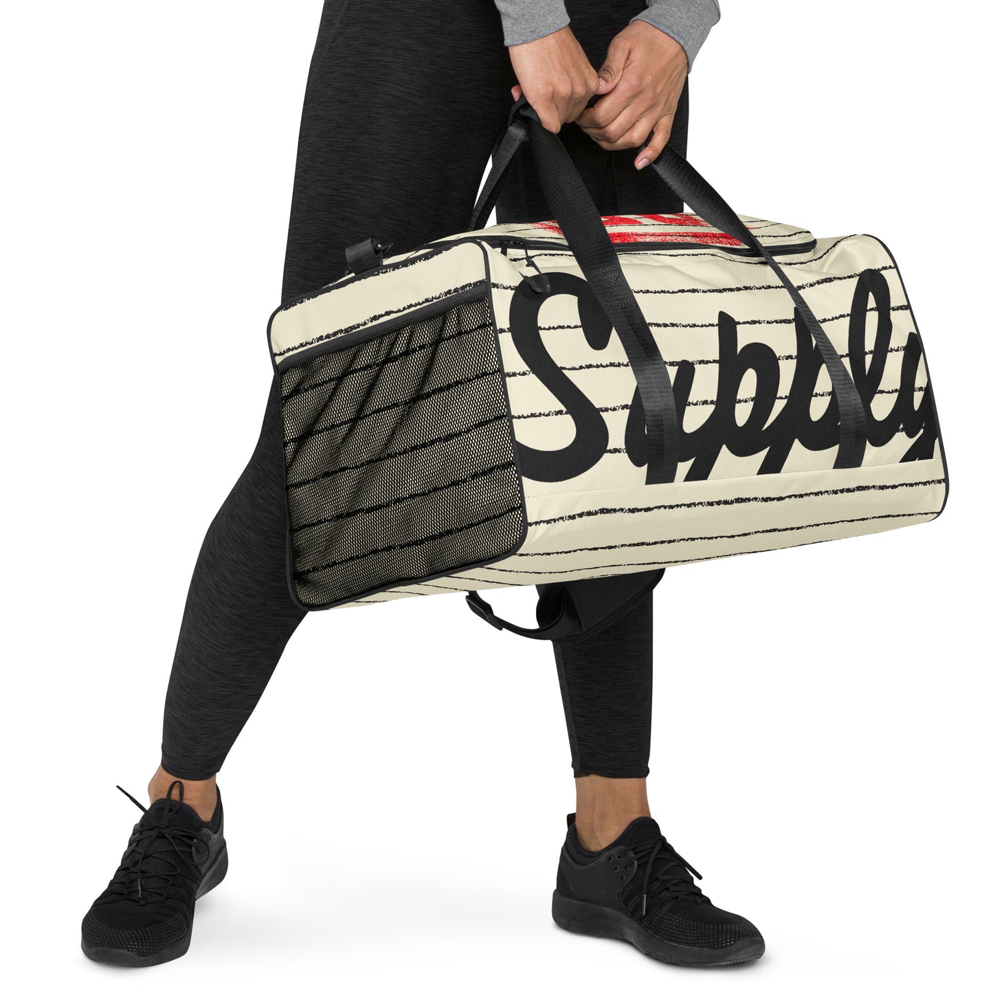 Six Lines And Three Notebooks Duffle Bag|Been Dope Supply