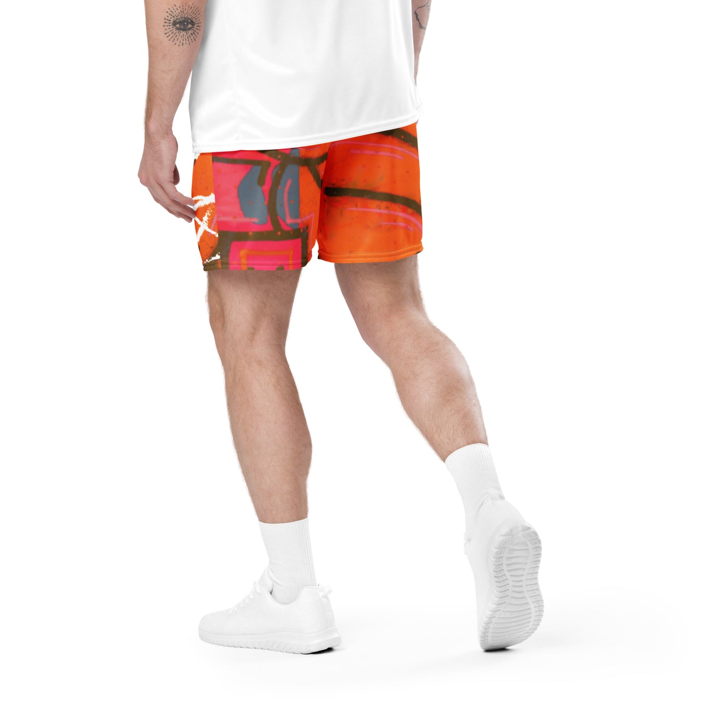 Uptown Orange Peels|Kids On Drugs Clothing |Mesh Shorts|Mens