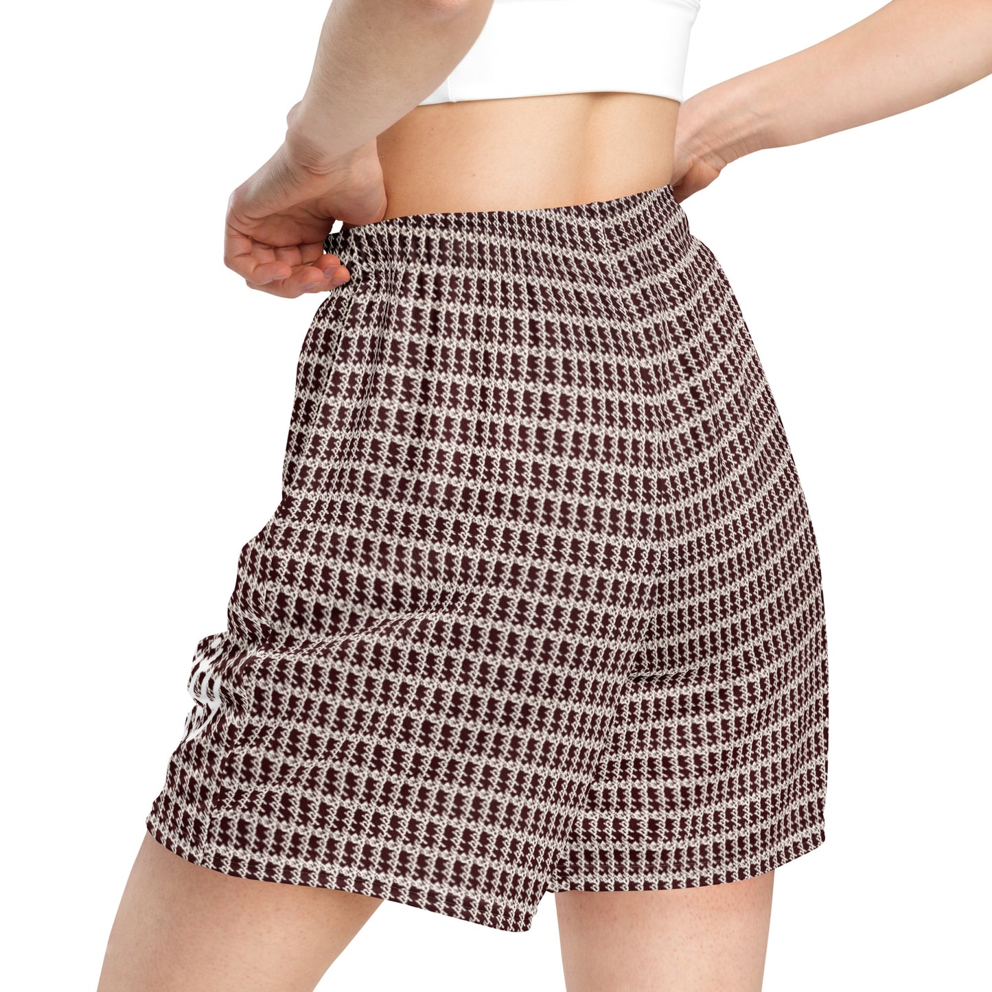 Hillside 96 Womens Mesh Shorts Maroon Been Dope Supply