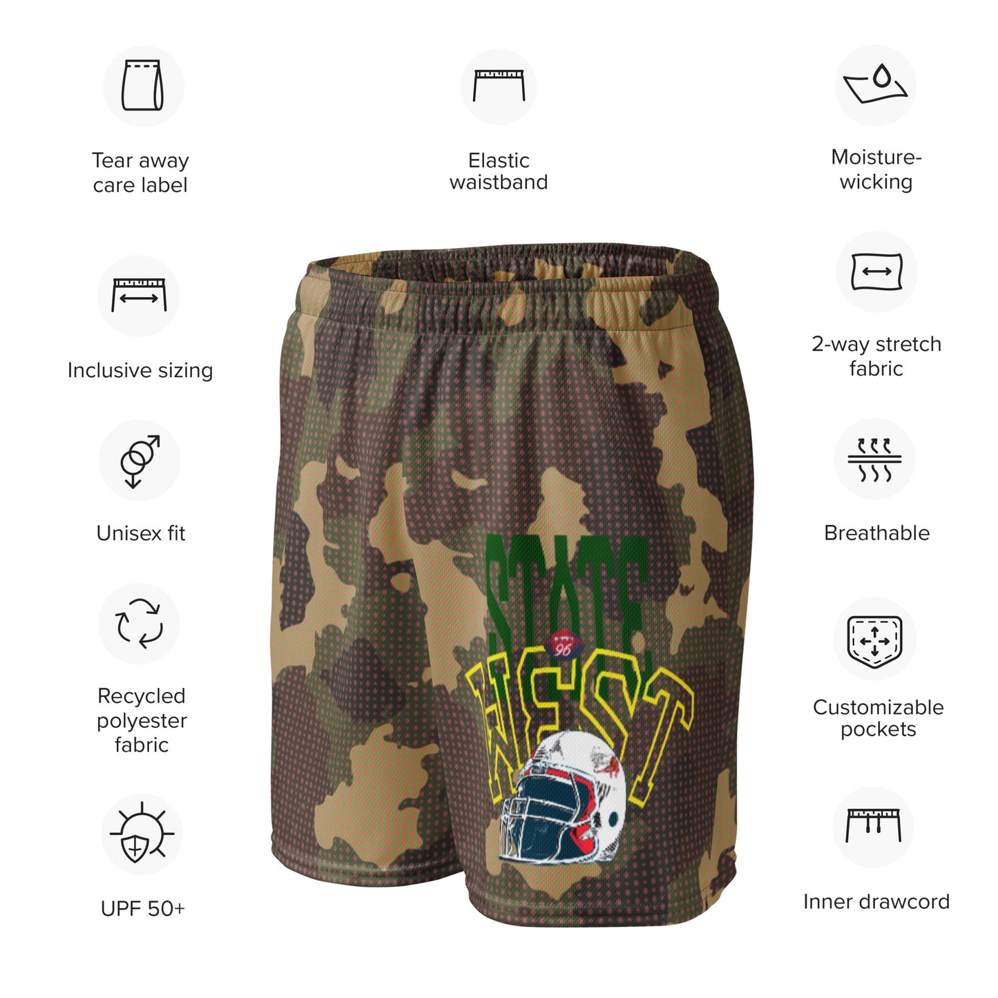 State West Stray Cats - Mens Mesh Shorts - Unisex