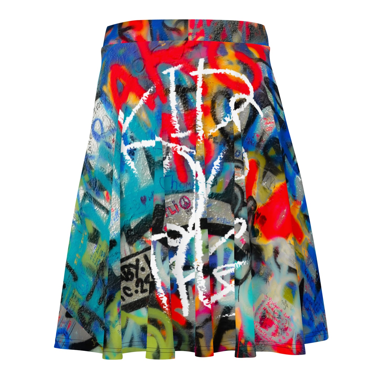 Kids On Drugs Clothing Summer Alleyways Women’s Mid-Thigh Skater Skirt