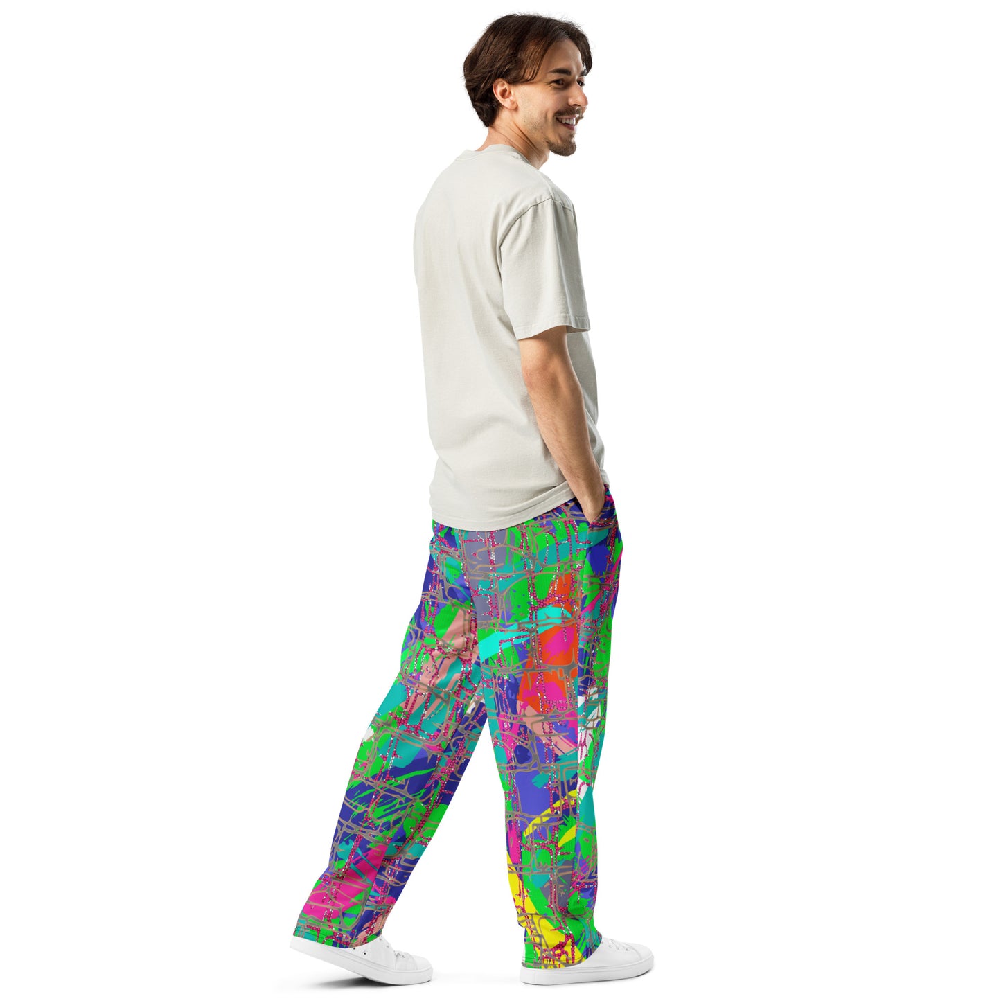 Chaos In The Greens|Been Dope Supply Wide-Leg Joggers