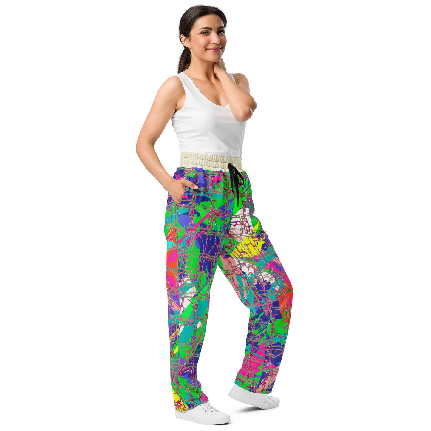 Chaos In The Greens|Been Dope Supply Wide-Leg Joggers