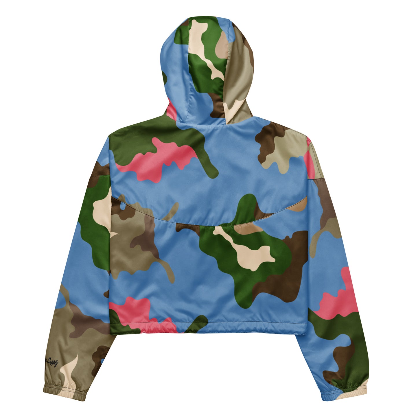 GoodLuck Los Angeles Cropped Quarter Zipper Windbreaker|Women’s Crop Top Pullover Jacket