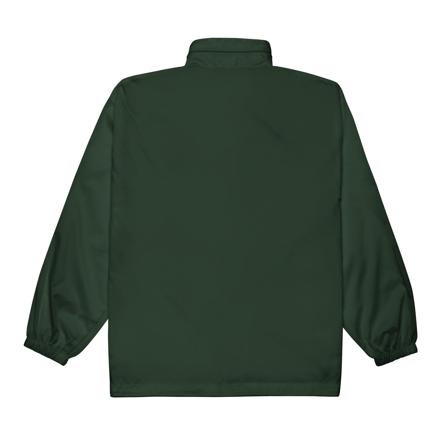GoodLuck Los Angeles Logo Embroidered Basic Lightweight Windbreaker Light Jacket|Unisex Forest Green