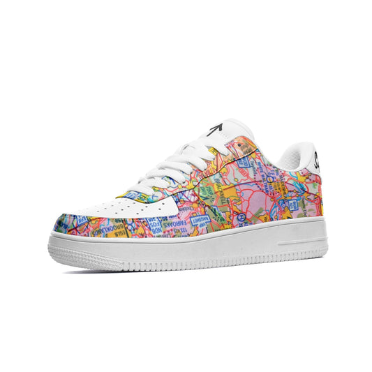 Londons Air Forced Bridges Unisex Low Top Leather Fashion Sneakers Been Dope Supply