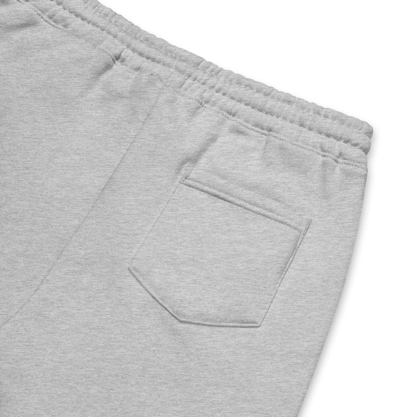 Land of Enchantment|Been Dope Supply Men's Logo Embroidered Tapered Knee Fleece Shorts