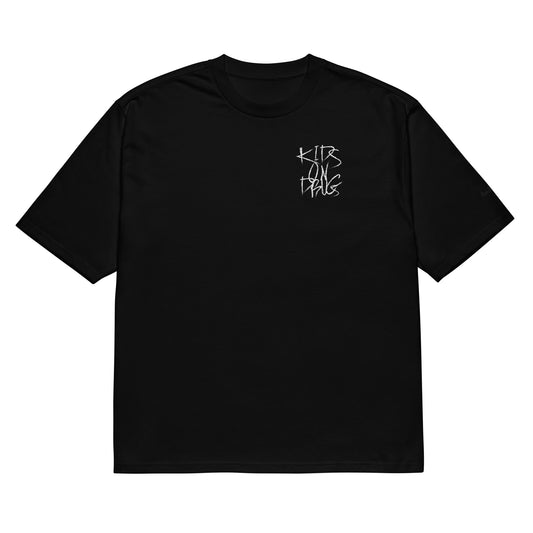 Kids On Drugs|Oversized Heavyweight Baggy T-shirt| Embroidered