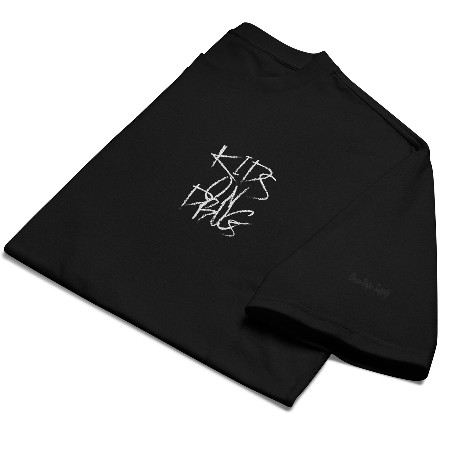 Kids On Drugs|Oversized Heavyweight Baggy T-shirt| Embroidered