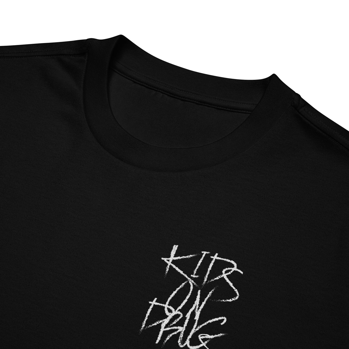 Kids On Drugs|Oversized Heavyweight Baggy T-shirt| Embroidered