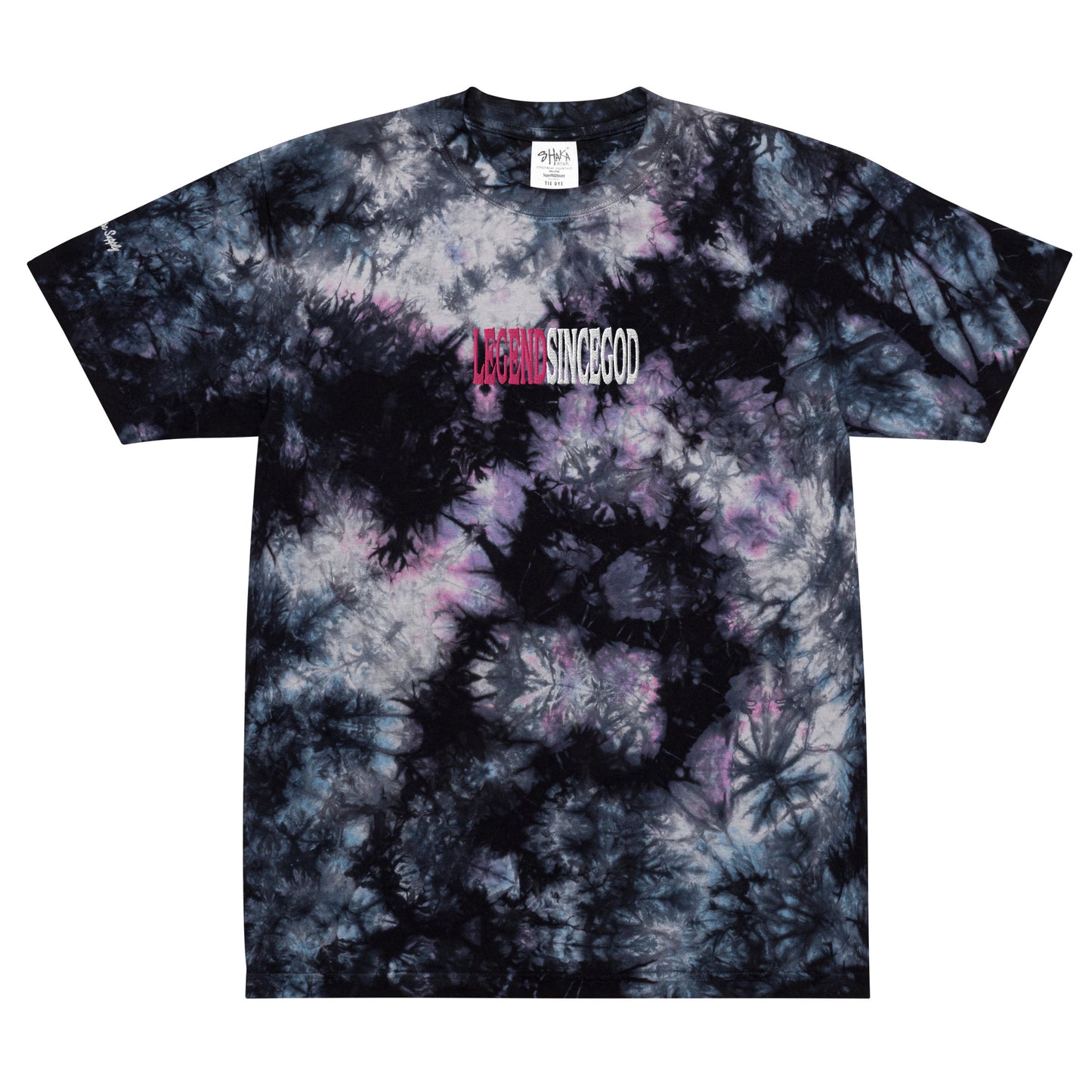 Legend Since God Logo Embroidered Oversized Heavyweight T-Shirt|100% US Grown Cotton