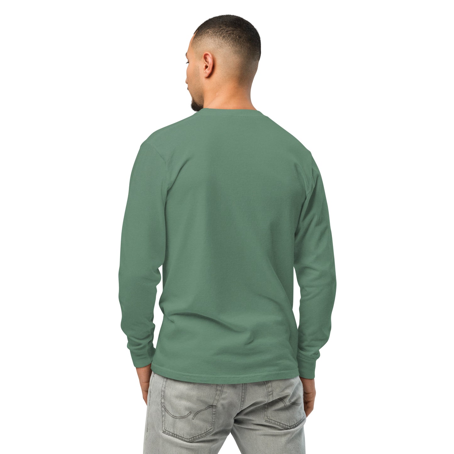GoodLuck Los Angeles Logo Embroidered Heavyweight Long-Sleeve Shirt