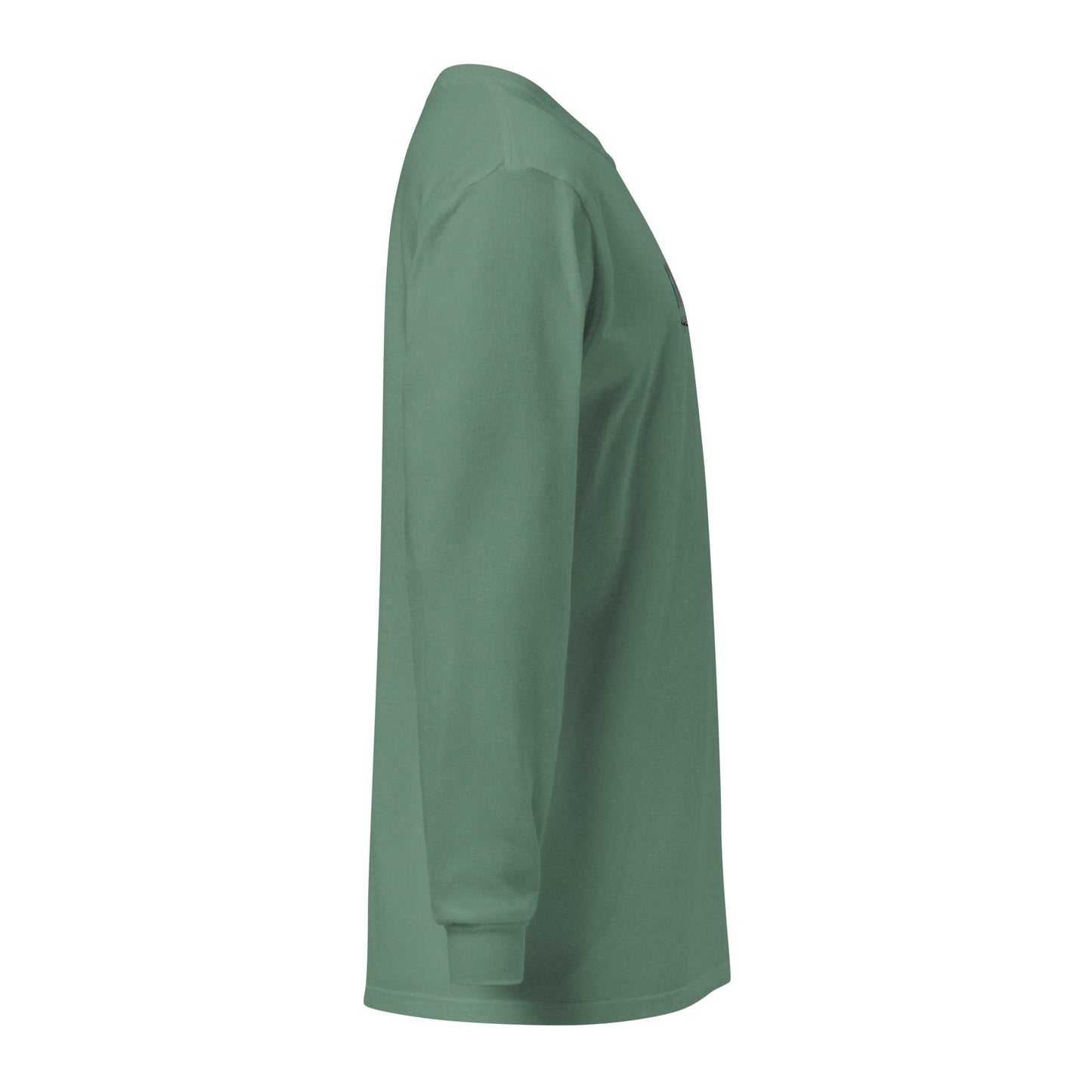 GoodLuck Los Angeles Logo Embroidered Heavyweight Long-Sleeve Shirt
