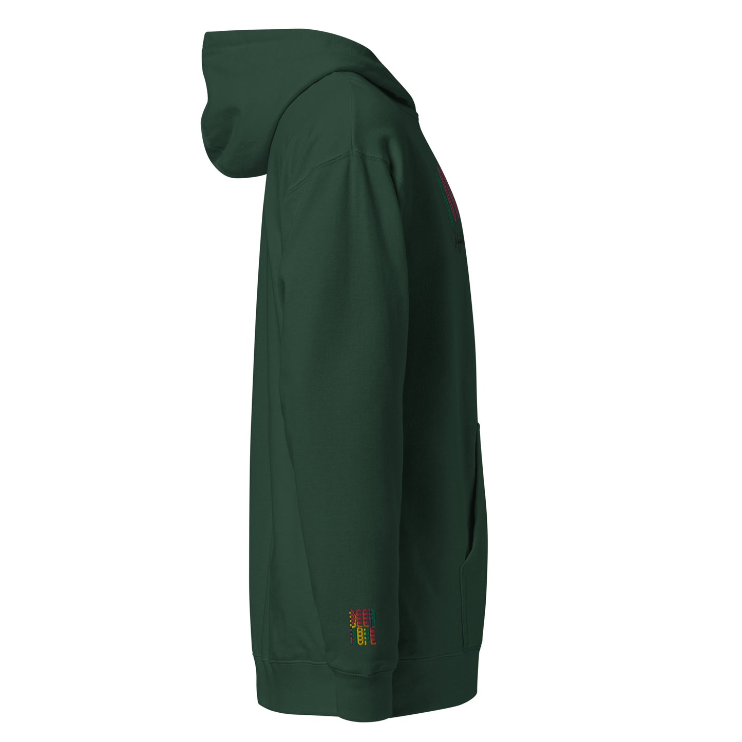 GoodLuck Los Angeles Logo Embroidered Mid-weight Hoodie|Forest Green|Been Dope Supply