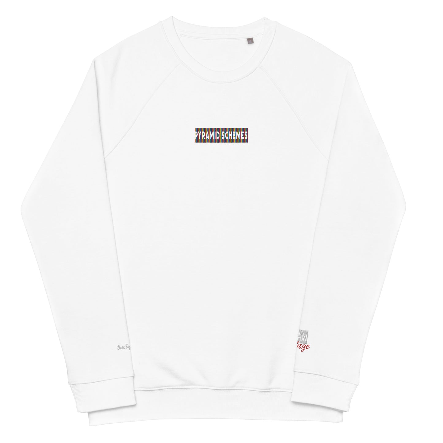 Pyramid Schemes - 100% Cotton Raglan Sweatshirt - Been Dope Supply