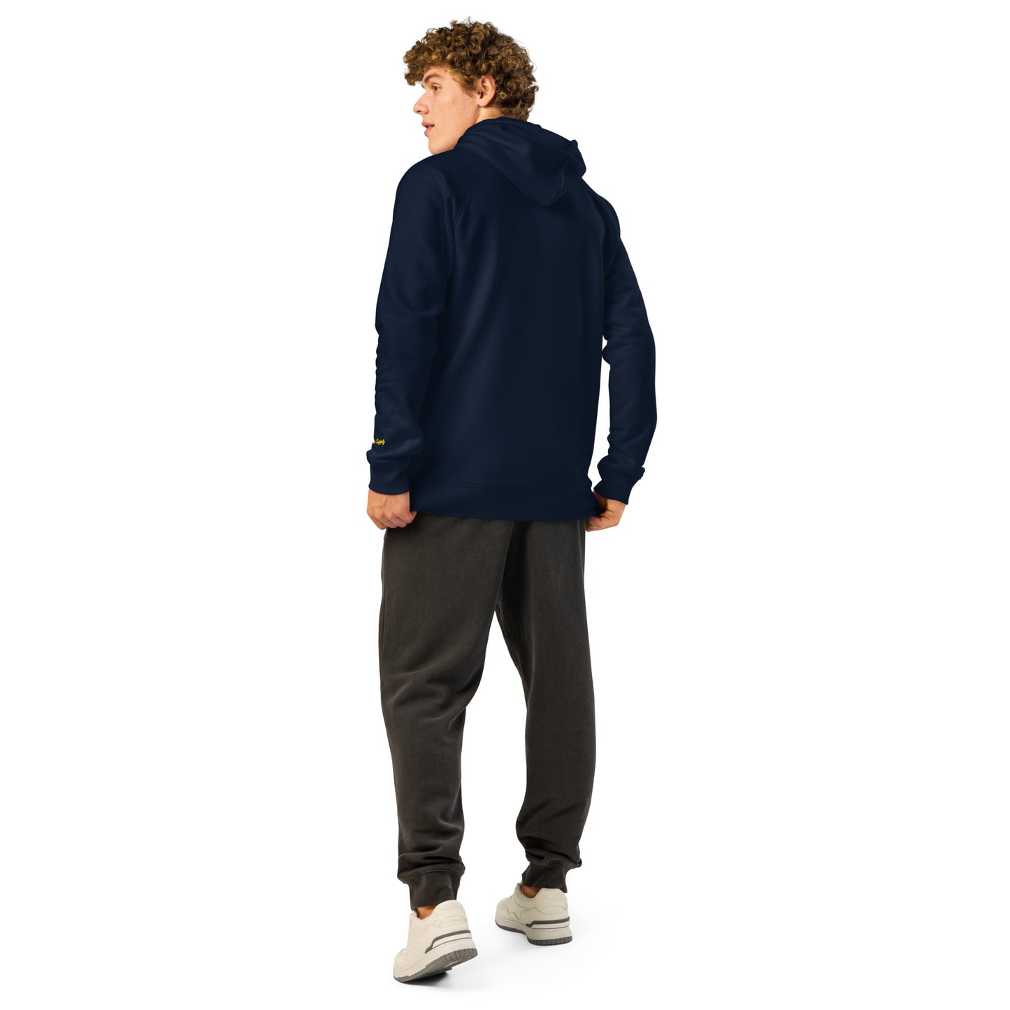 Been Dope Supply Embroidered Navy Side Pocket Hoodie