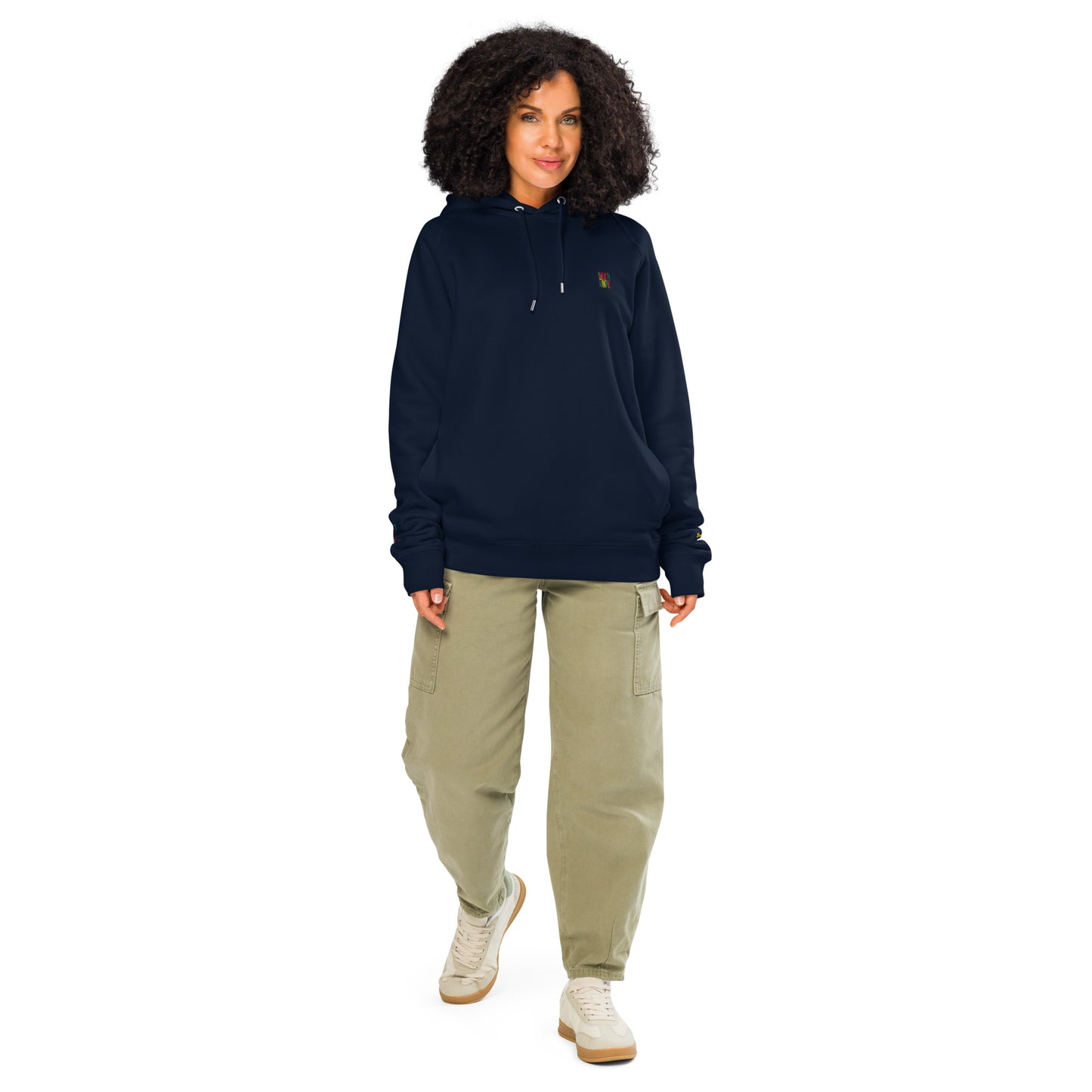 Been Dope Supply Embroidered Navy Side Pocket Hoodie