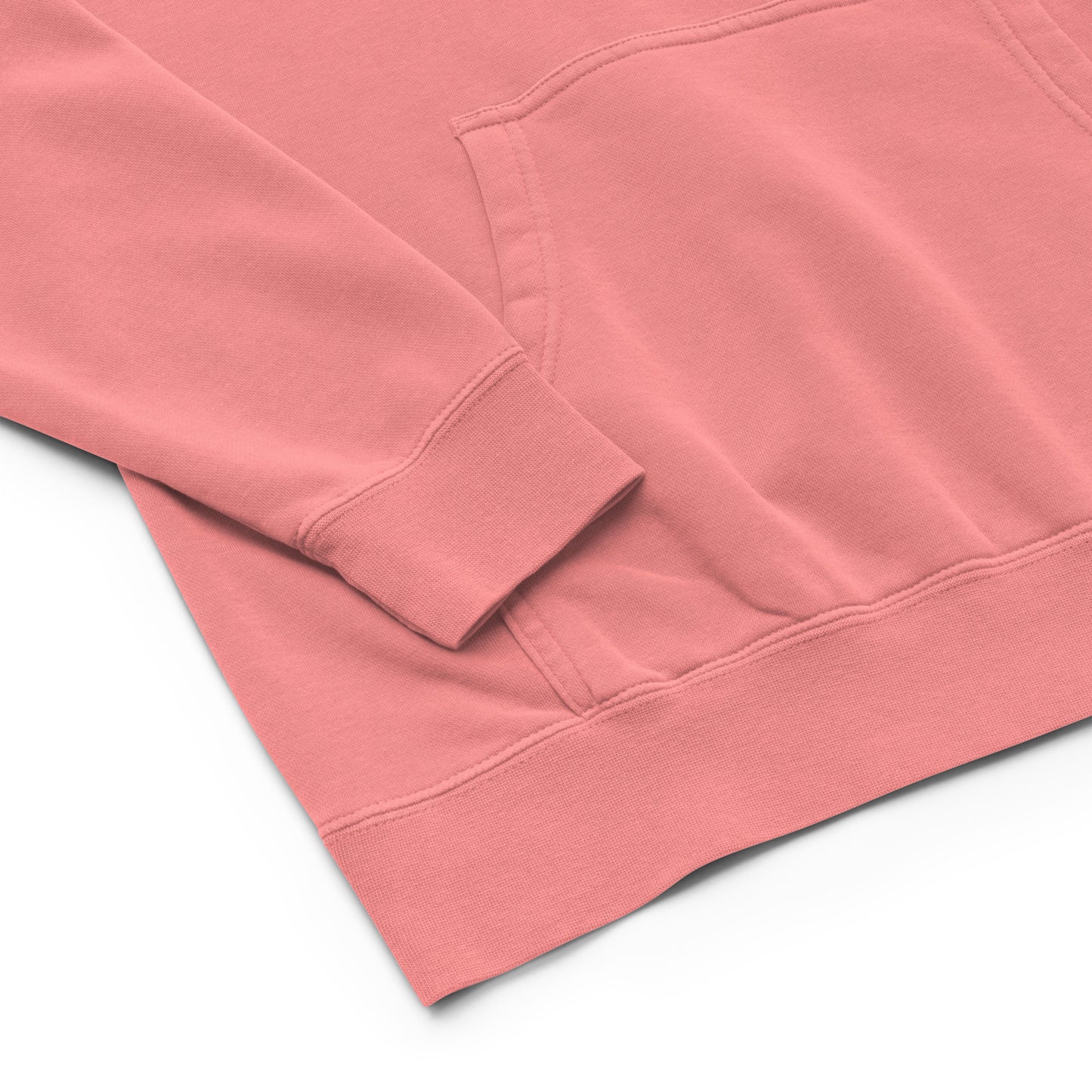 Been Dope Supply Logo Embroidered Hoodie|Garment Dyed Pink Pullover