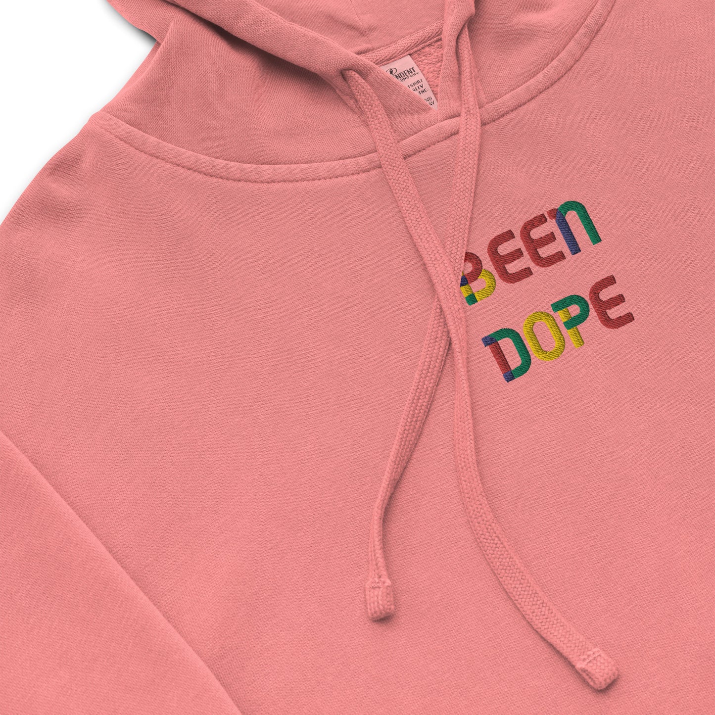 Been Dope Supply Official Hoodie |Washed-Out Pink | Embroidered