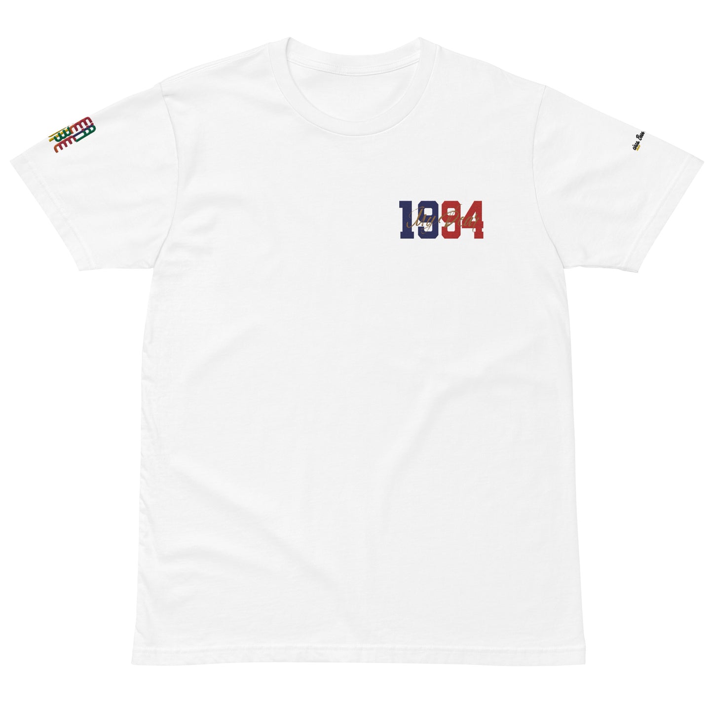 Back in 94" | Premium T-shirt | Pre-Shrunk White | Embroidered