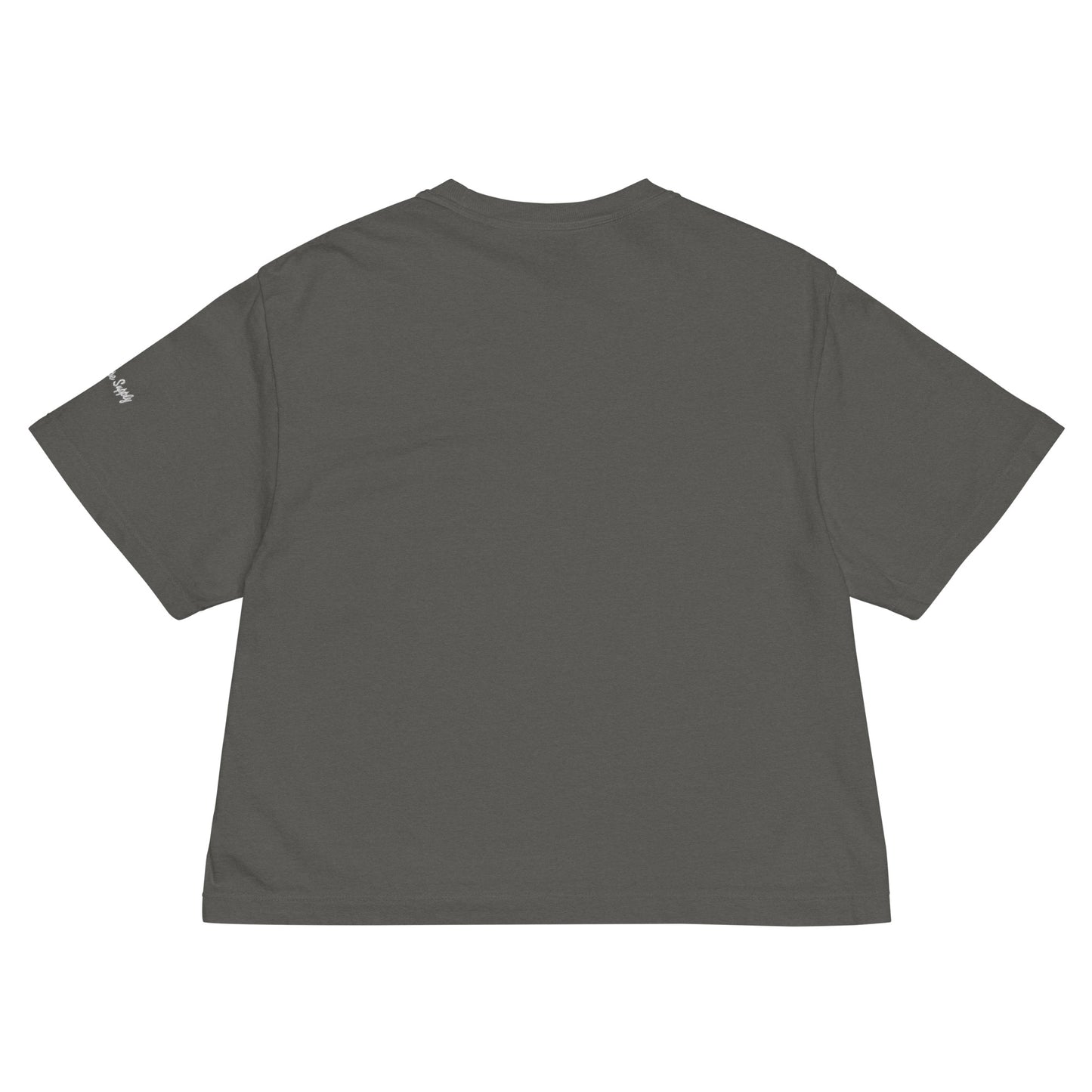 Legend Since God Logo Embroidered Women’s Mid-Length Heavyweight Boxy T-shirt